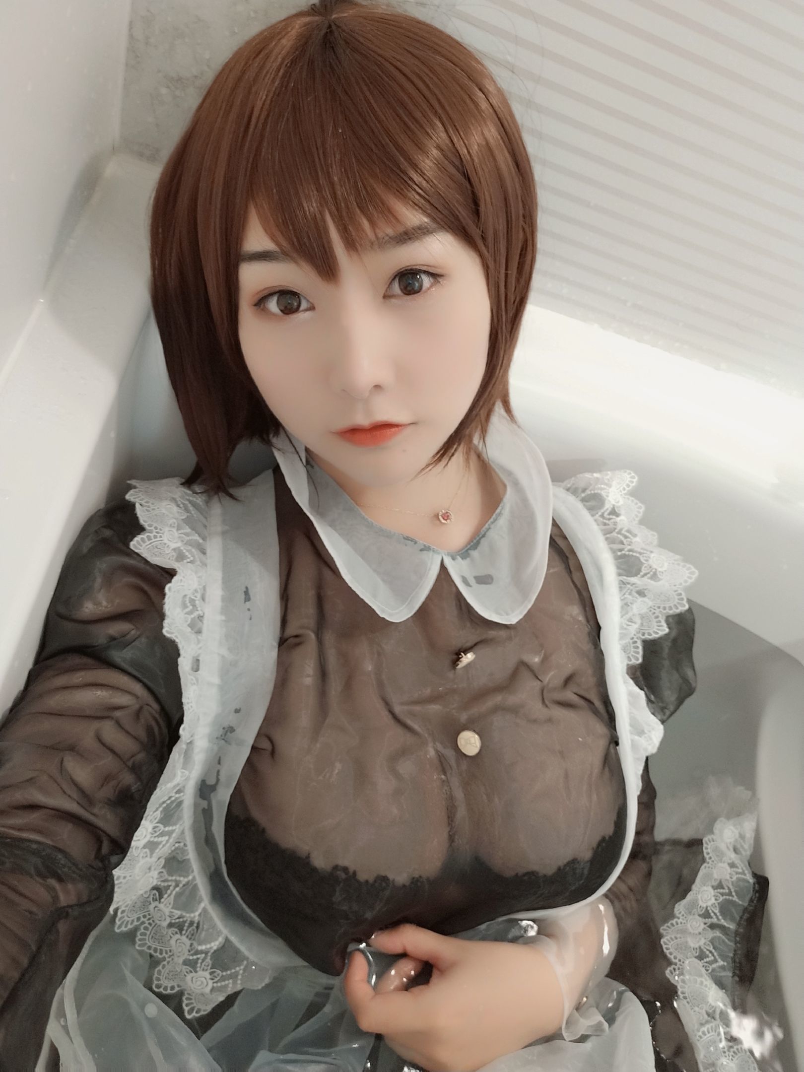 セクシー Coser サントートー ミード 透明メイド