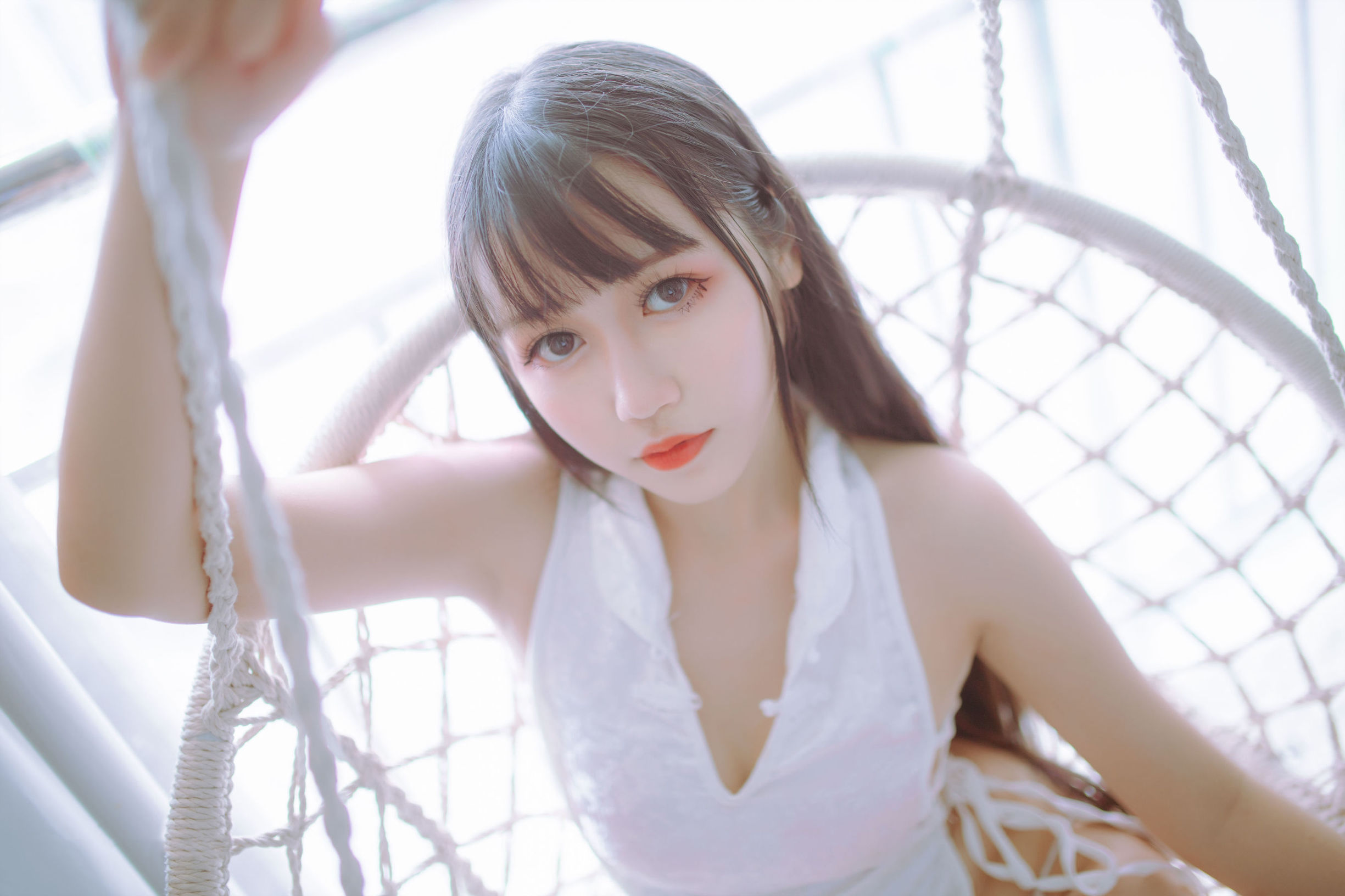 抖娘-リセイトウシュウ 抖娘×ブダイマオ 黒白旗袍双子