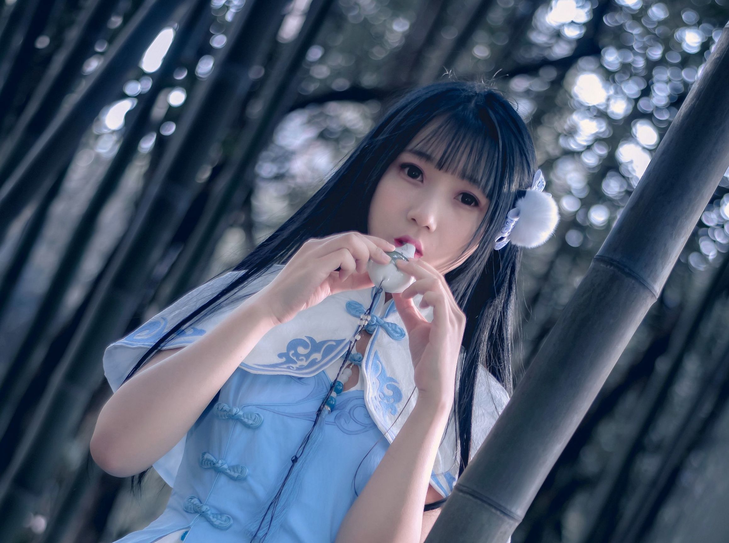ドウユの配信者 スーエンフイ 漢服