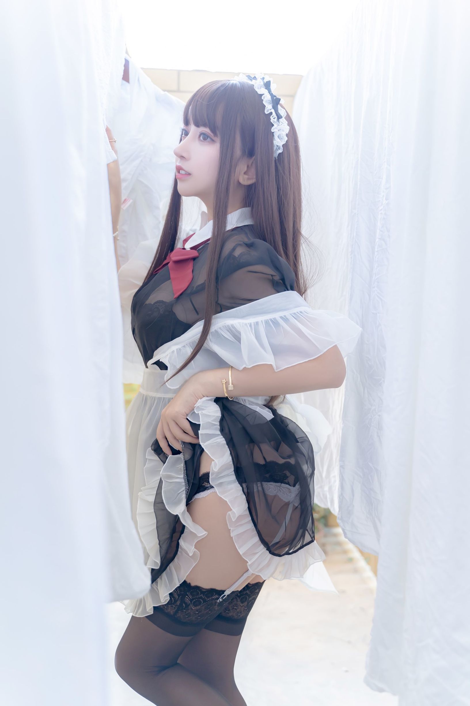 Douyu Mixianxian Sama Photo: Transparent Maid