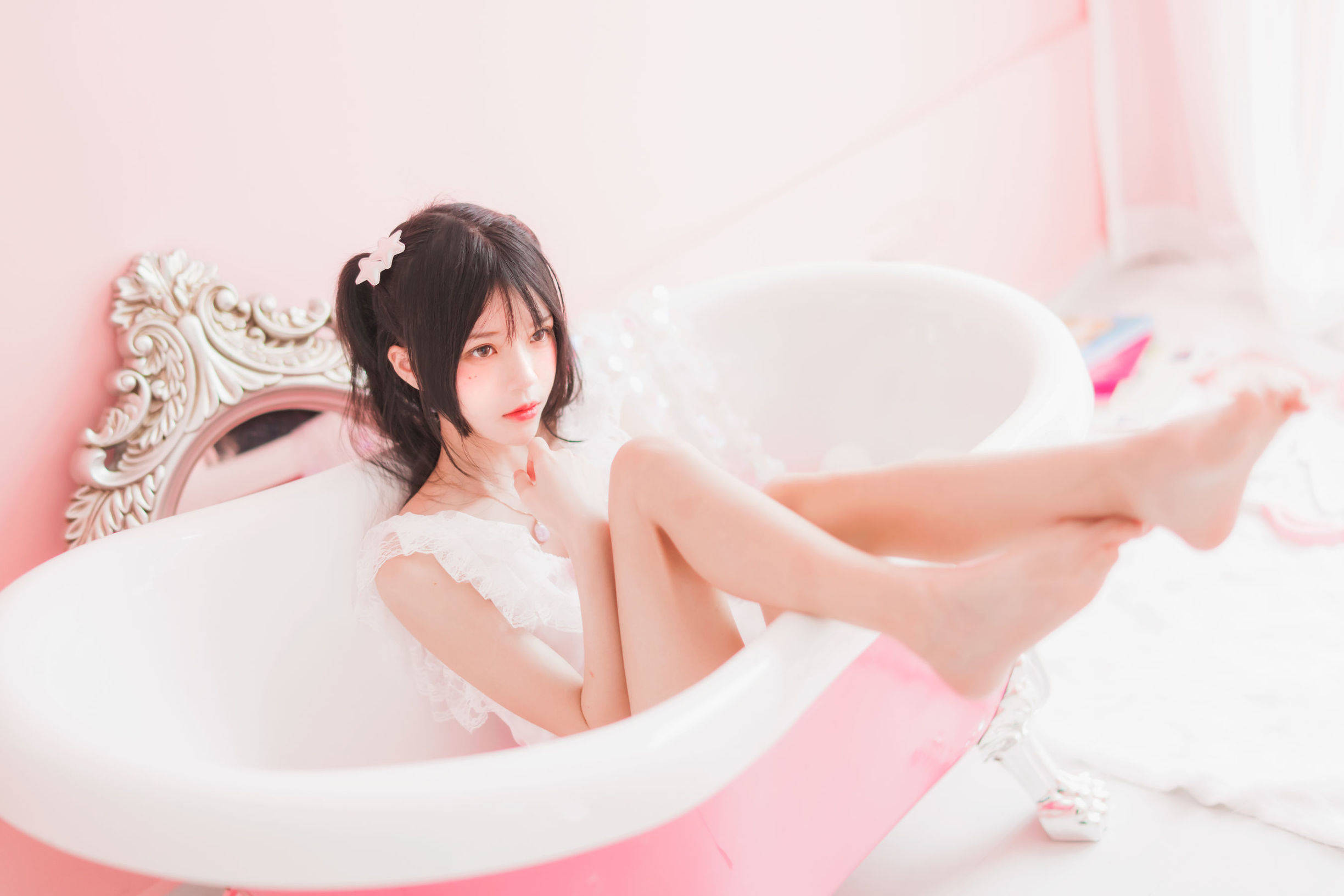 桜桃喵 冬眠シリーズ ピンクの浴槽