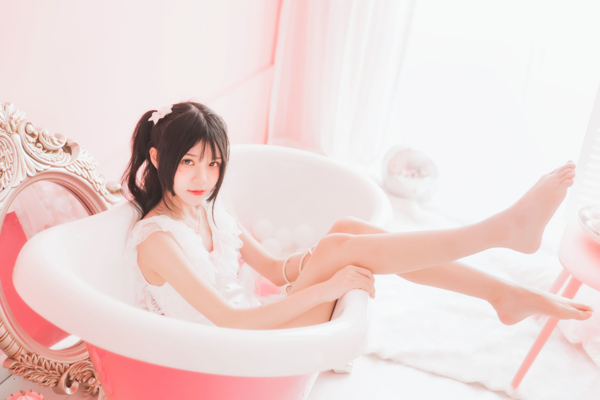 桜桃喵 冬眠シリーズ ピンクの浴槽