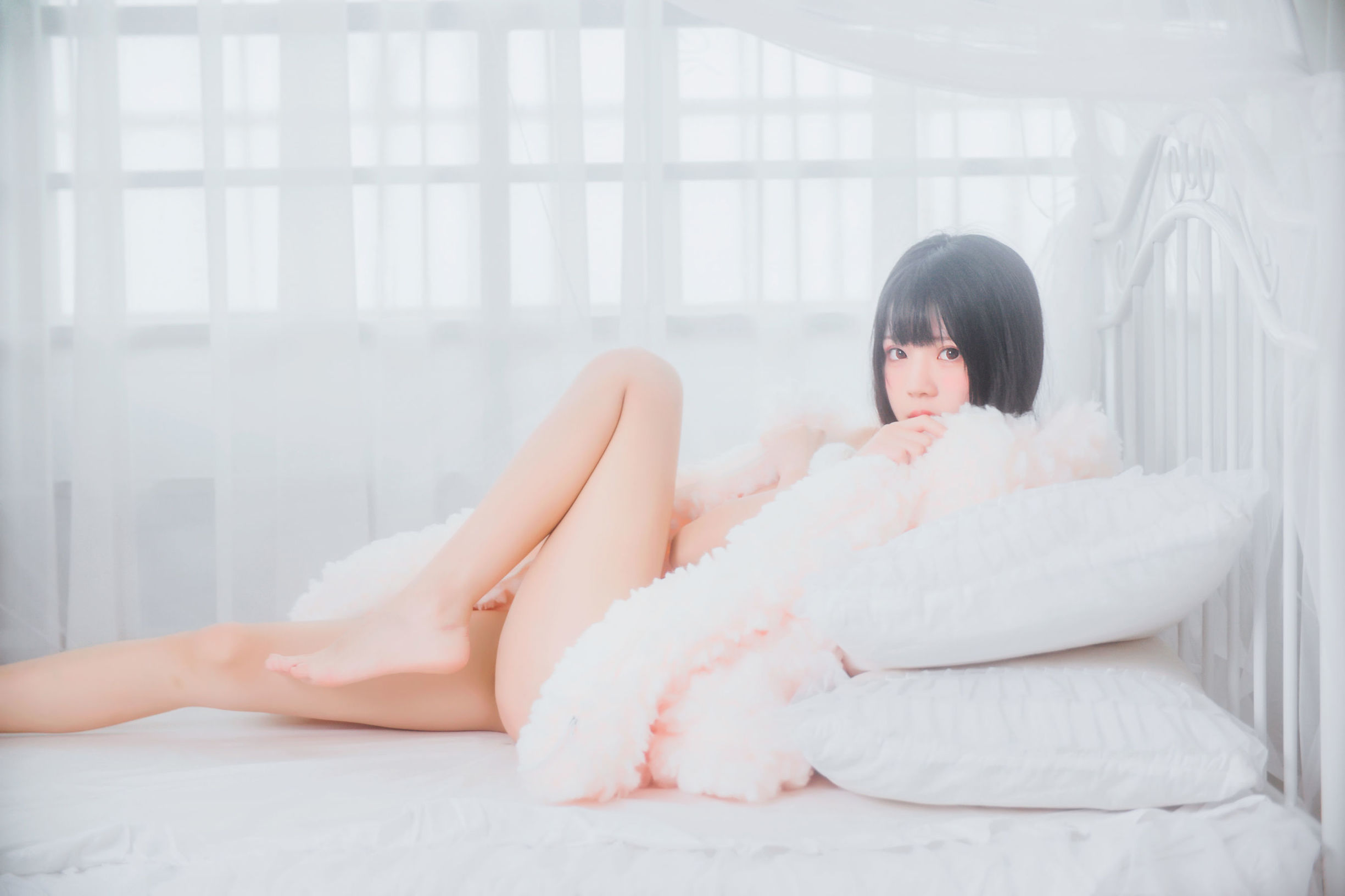 櫻桃喵 冬眠系列 純白私房