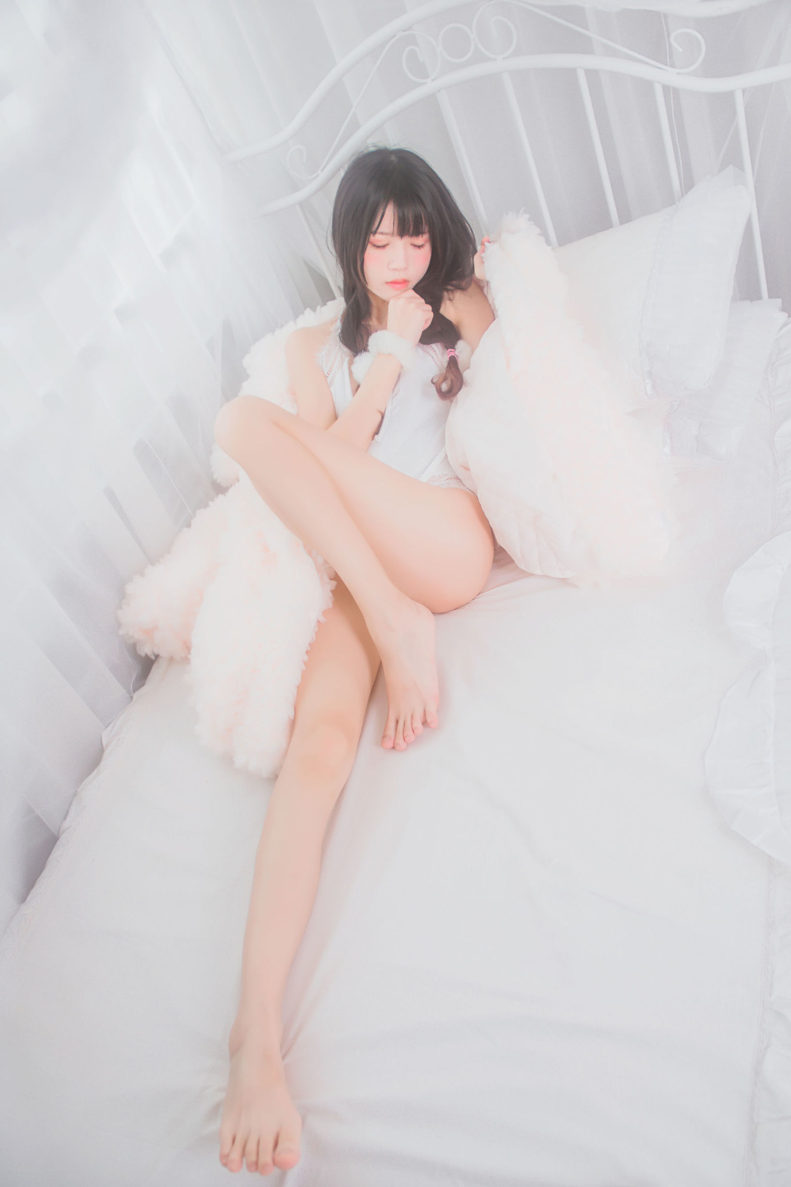 櫻桃喵 冬眠系列 純白私房