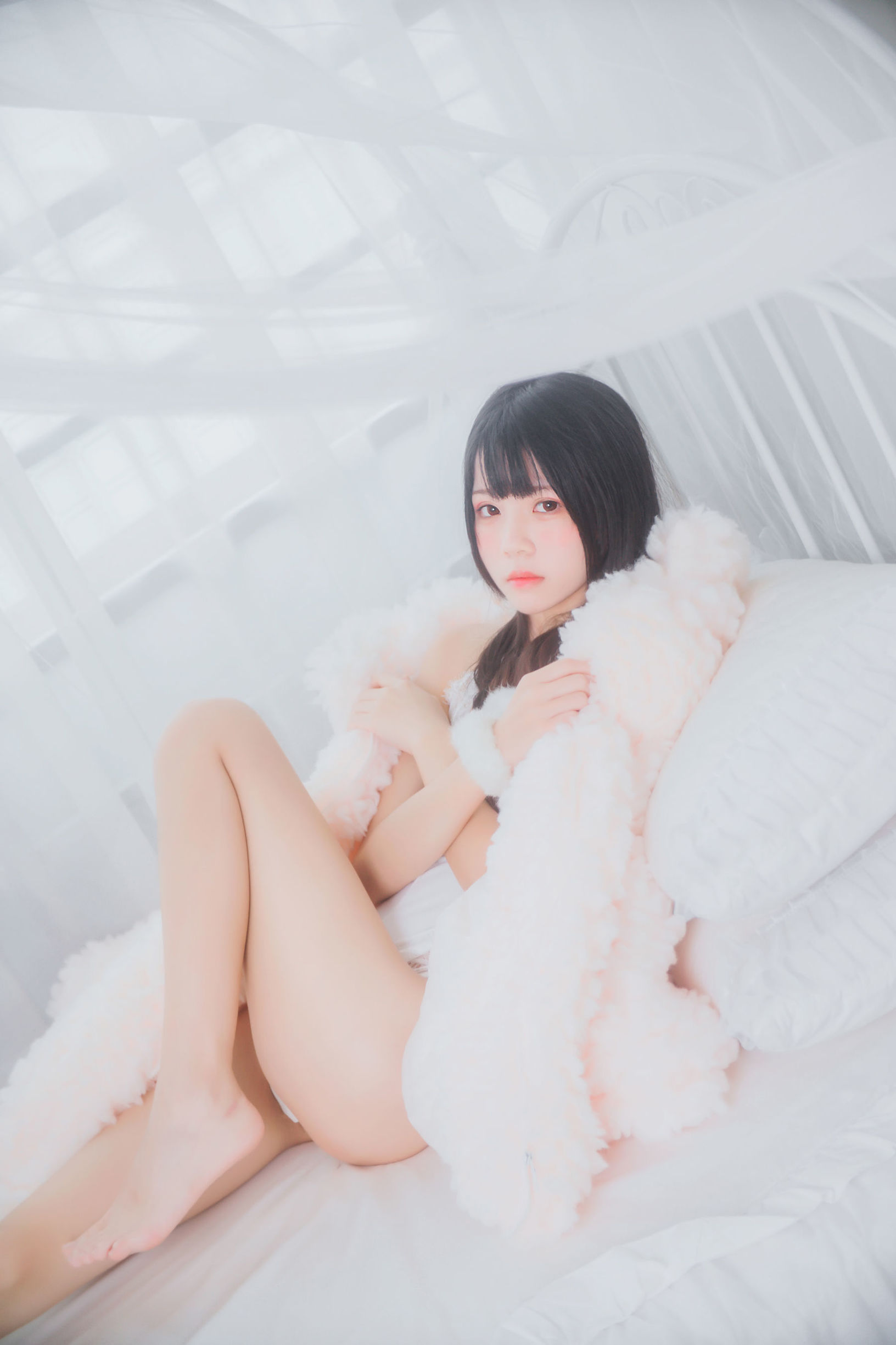 櫻桃喵 冬眠系列 純白私房