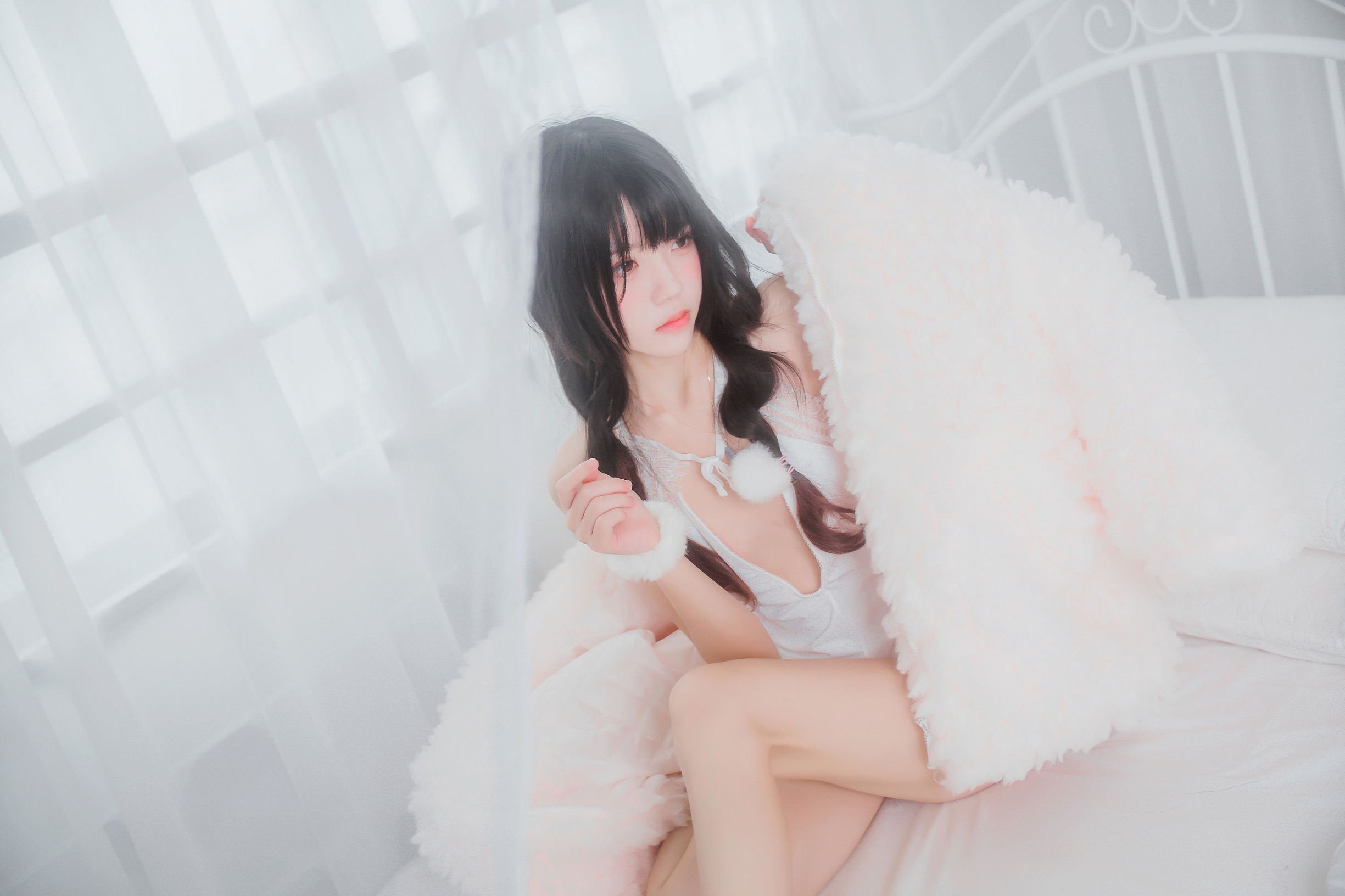 櫻桃喵 冬眠系列 純白私房