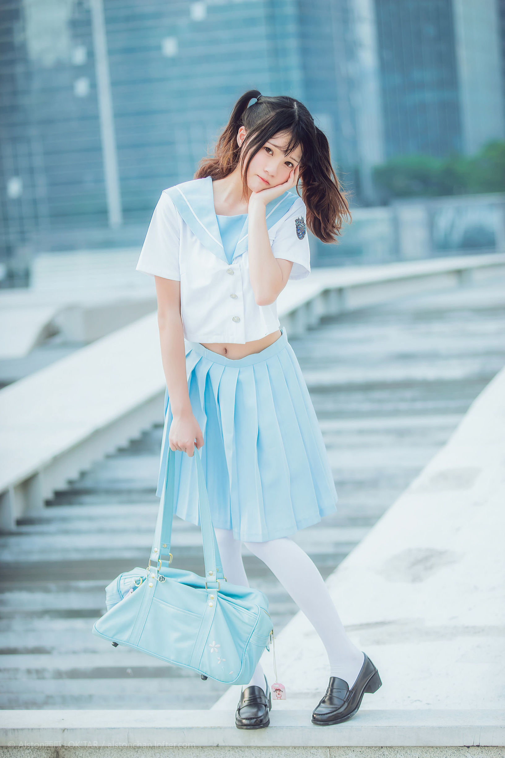 櫻桃喵 穿制服的樣子