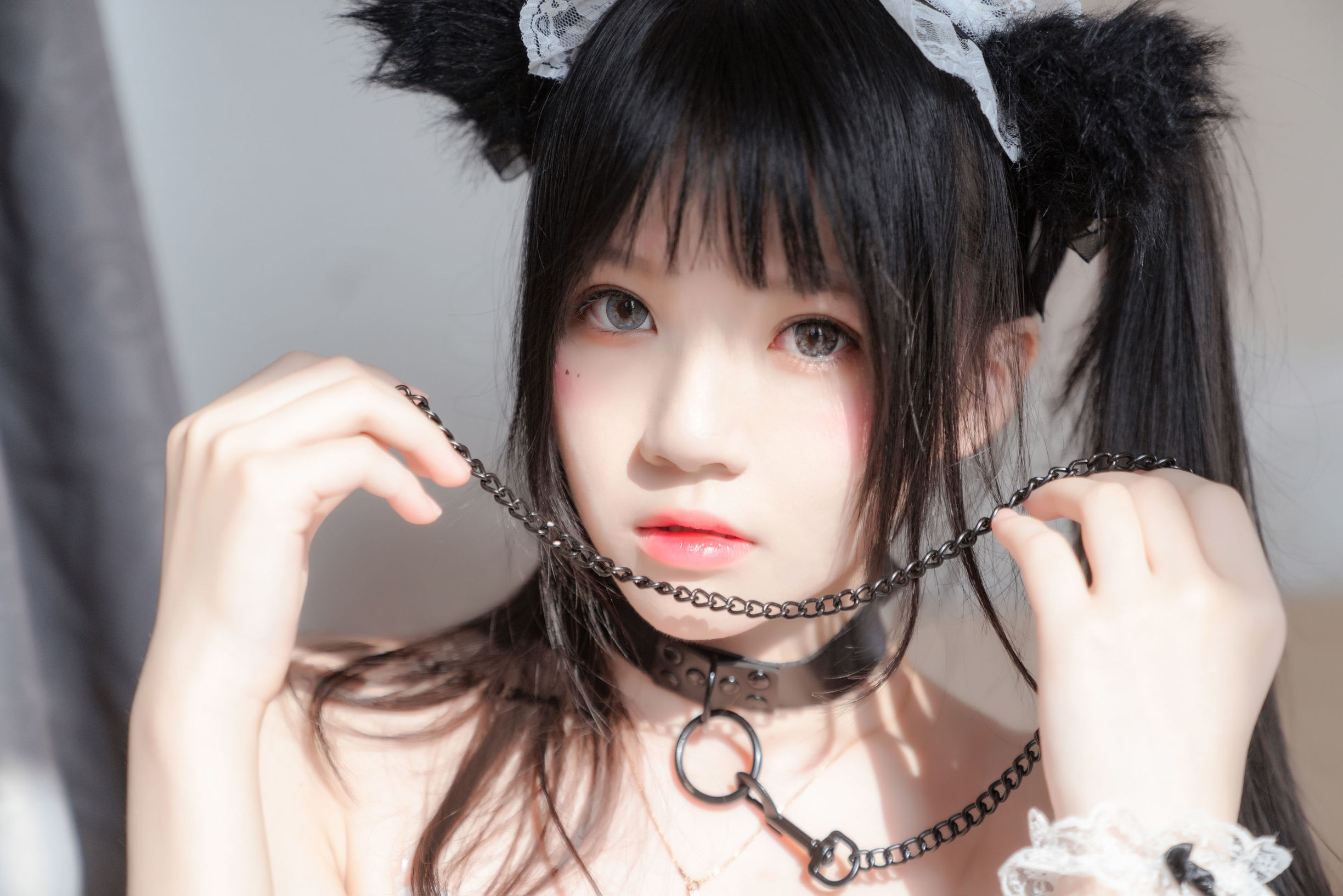 Cherry Meow Black Cat Girl Dou
