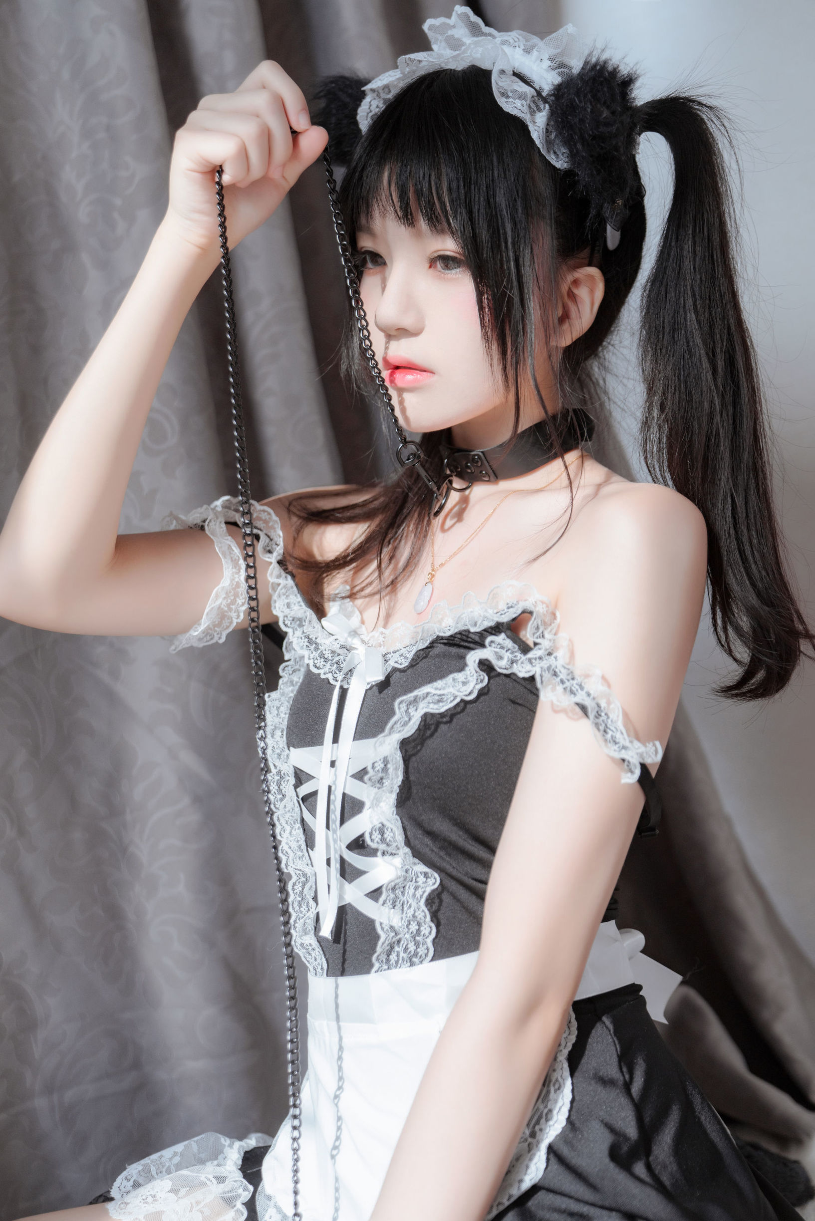 Cherry Meow Black Cat Girl Dou