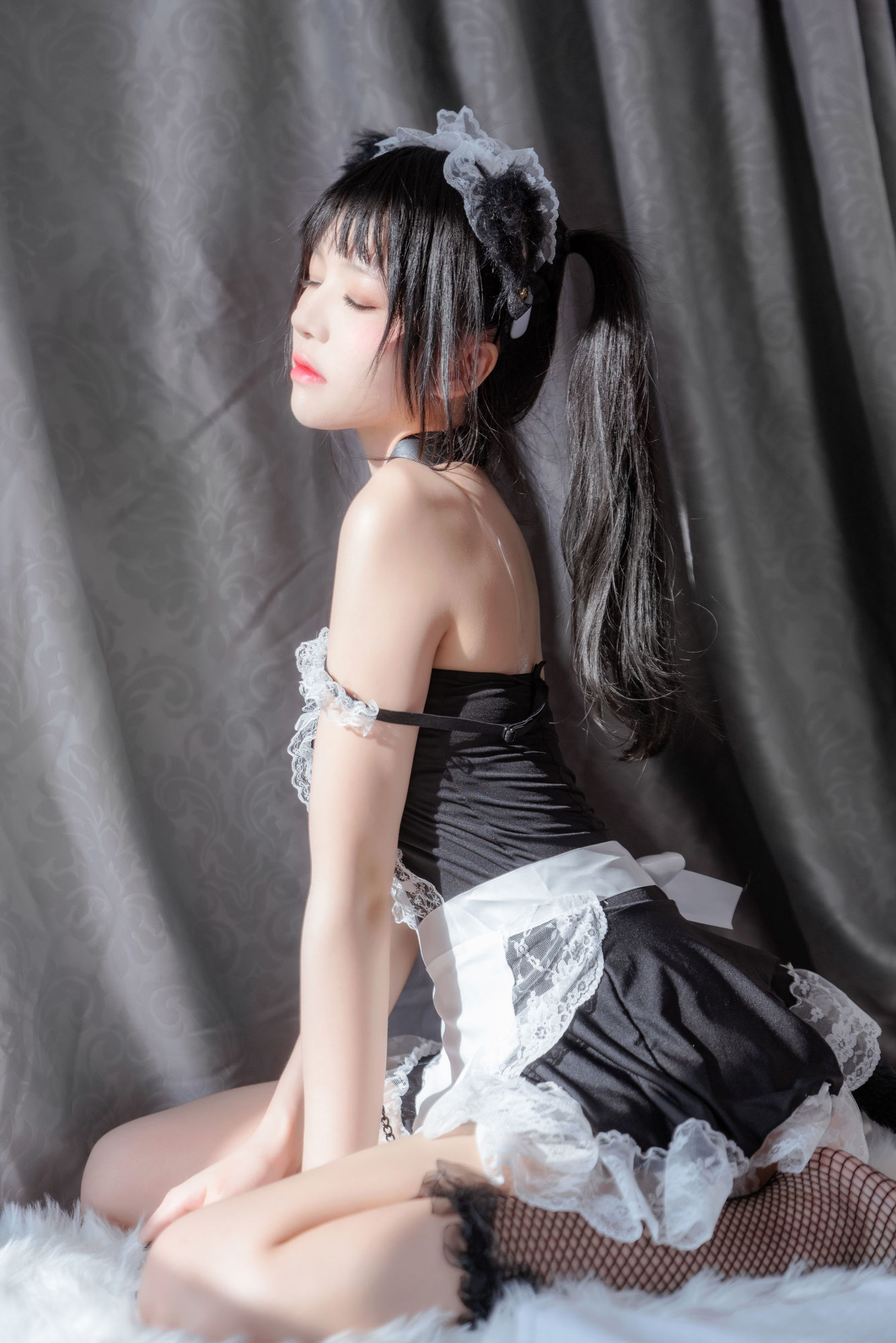 Cherry Meow Black Cat Girl Dou