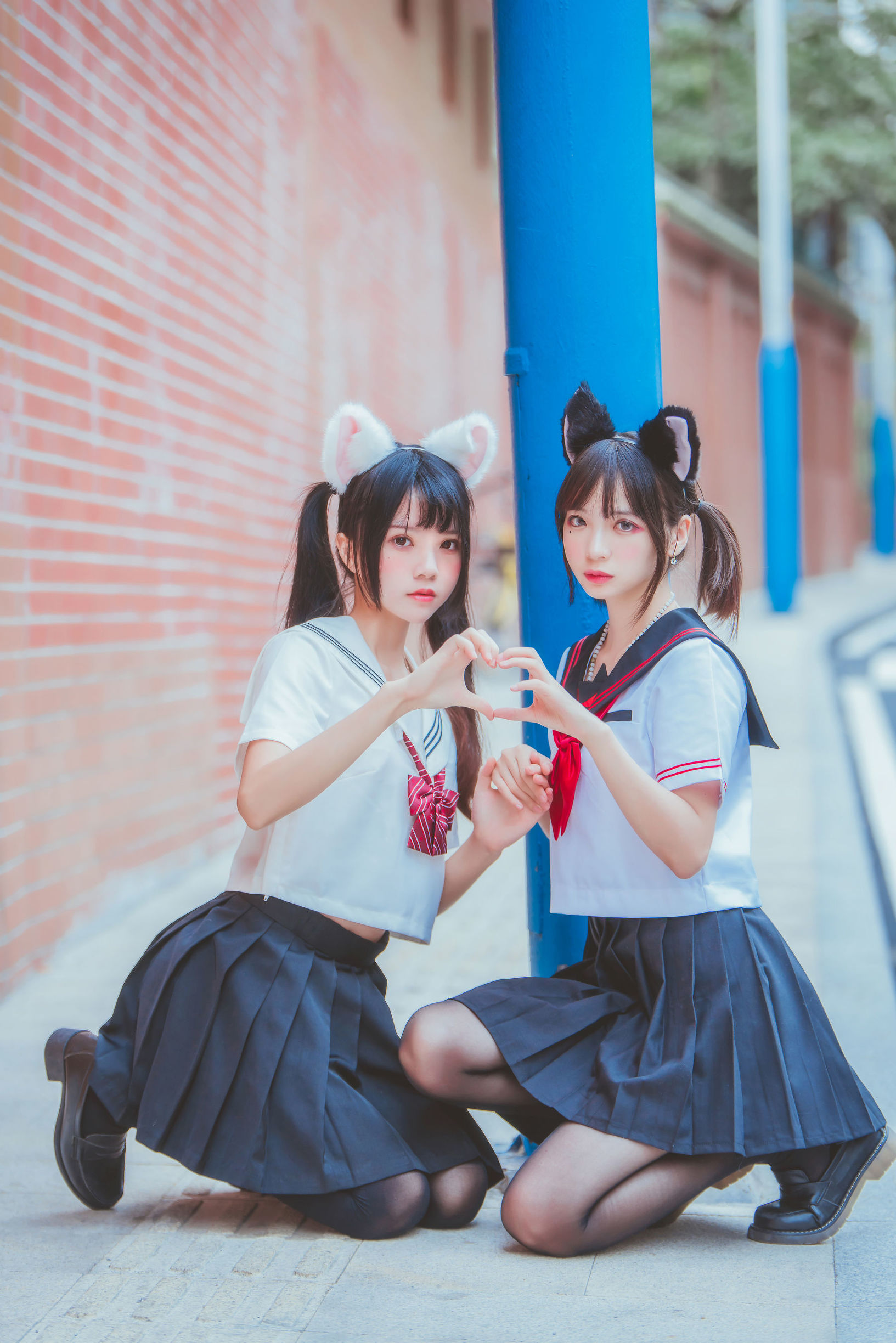 櫻桃喵與瘋貓ss JK百合2 寫真