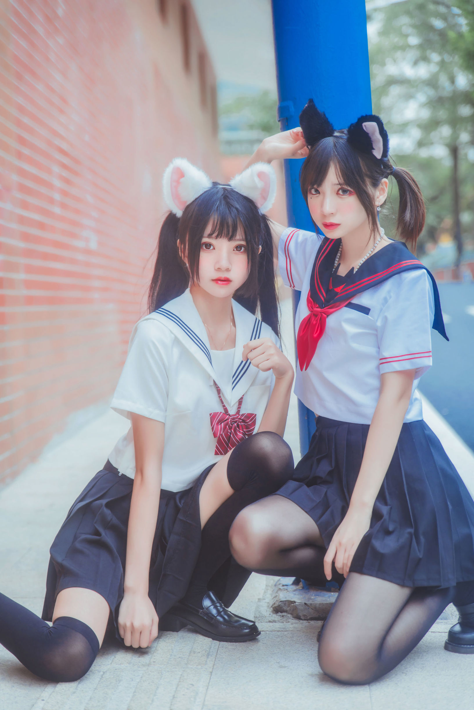 櫻桃喵與瘋貓ss JK百合2 寫真