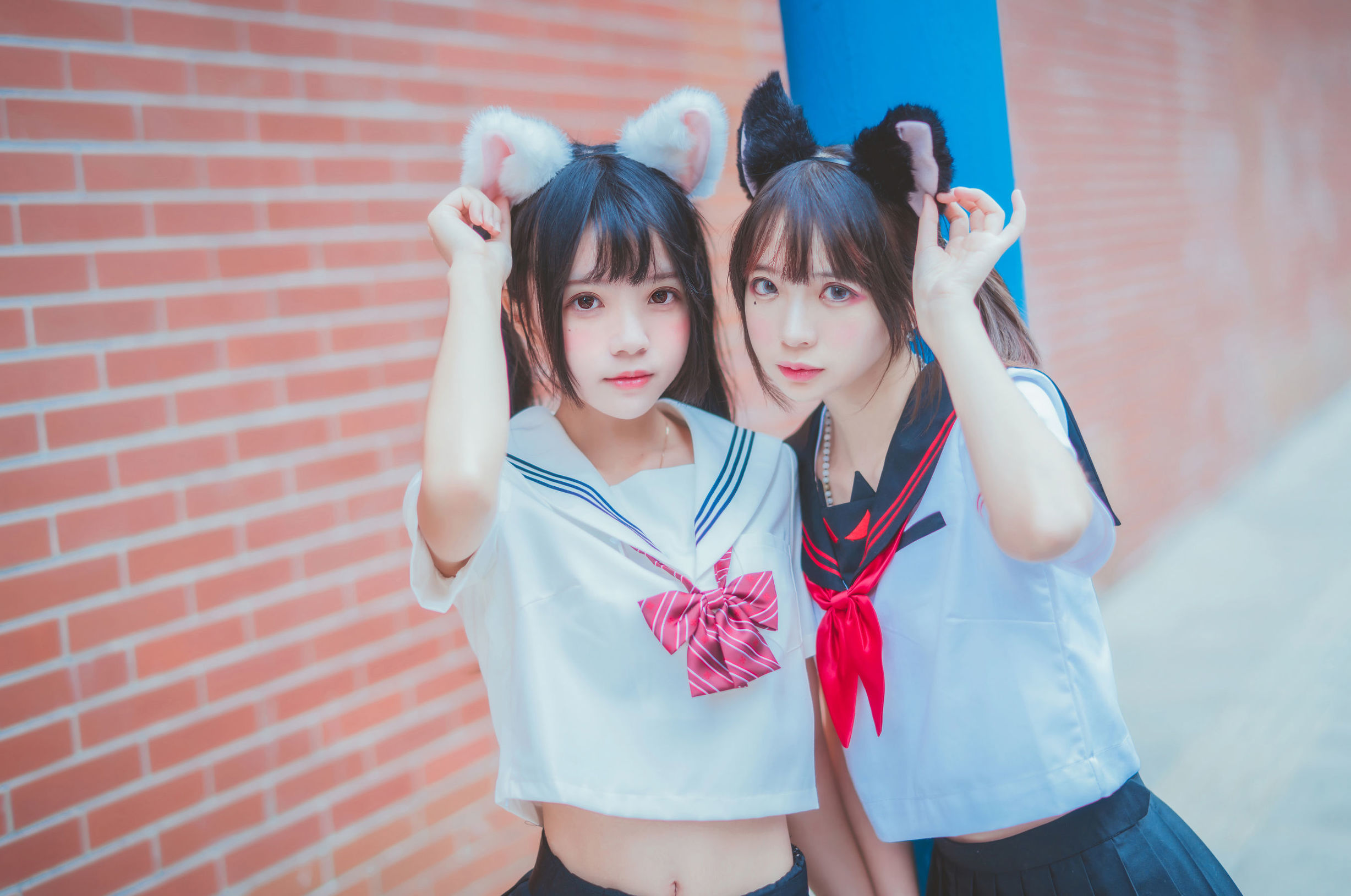櫻桃喵與瘋貓ss JK百合2 寫真