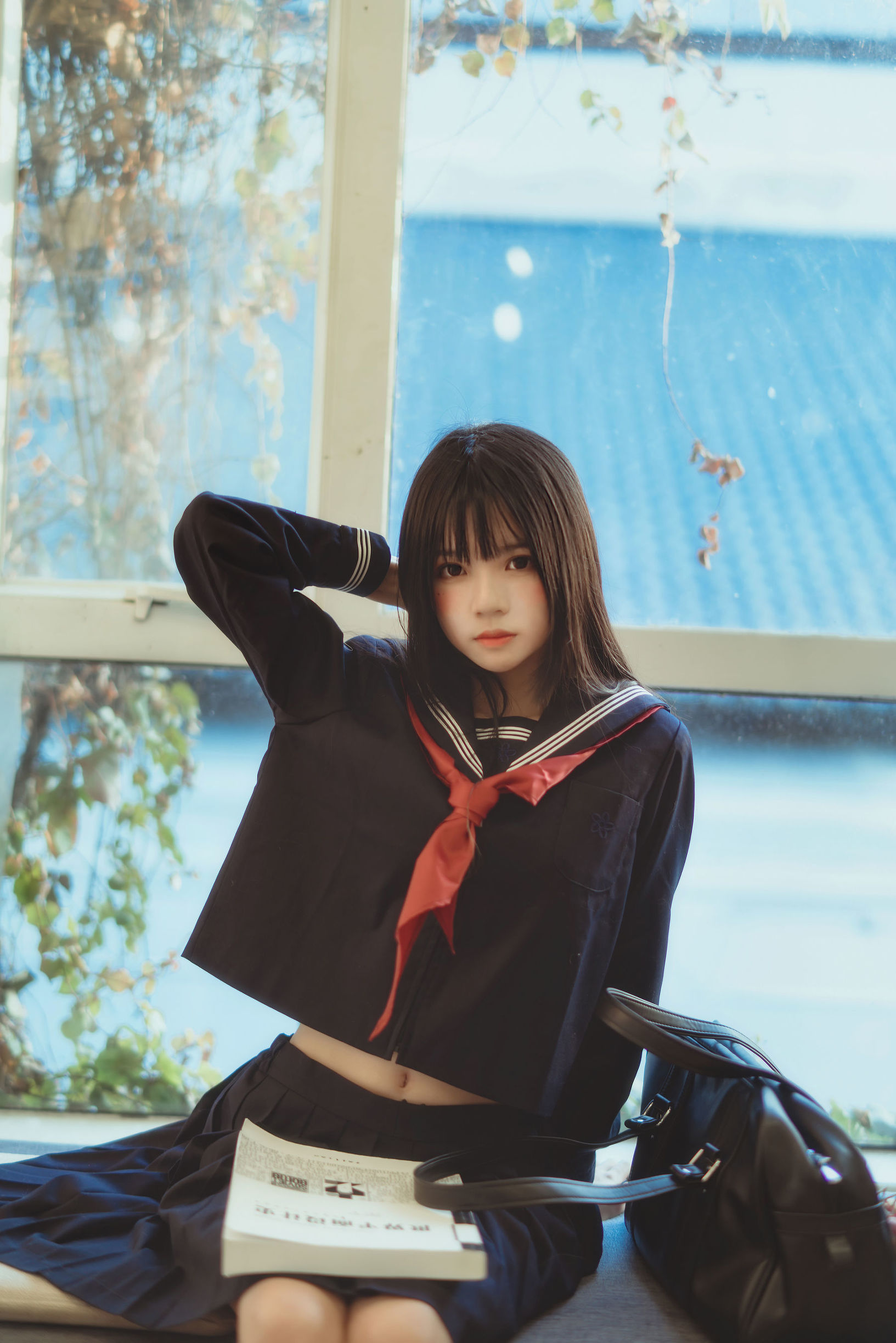 Sakutao Miao 《(Cô gái nhỏ) Đồ đồng phục thủy thủ đen》