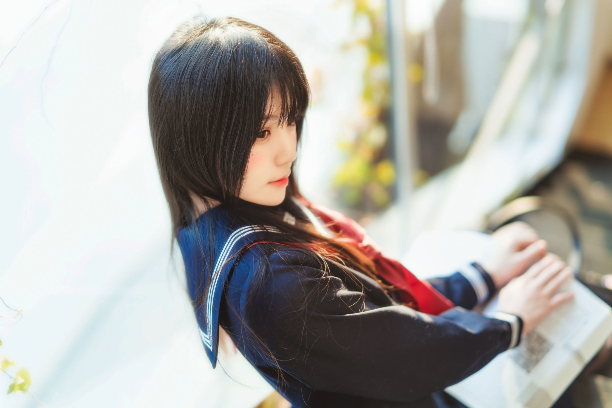 櫻桃喵《(小少女)黑色水手服》