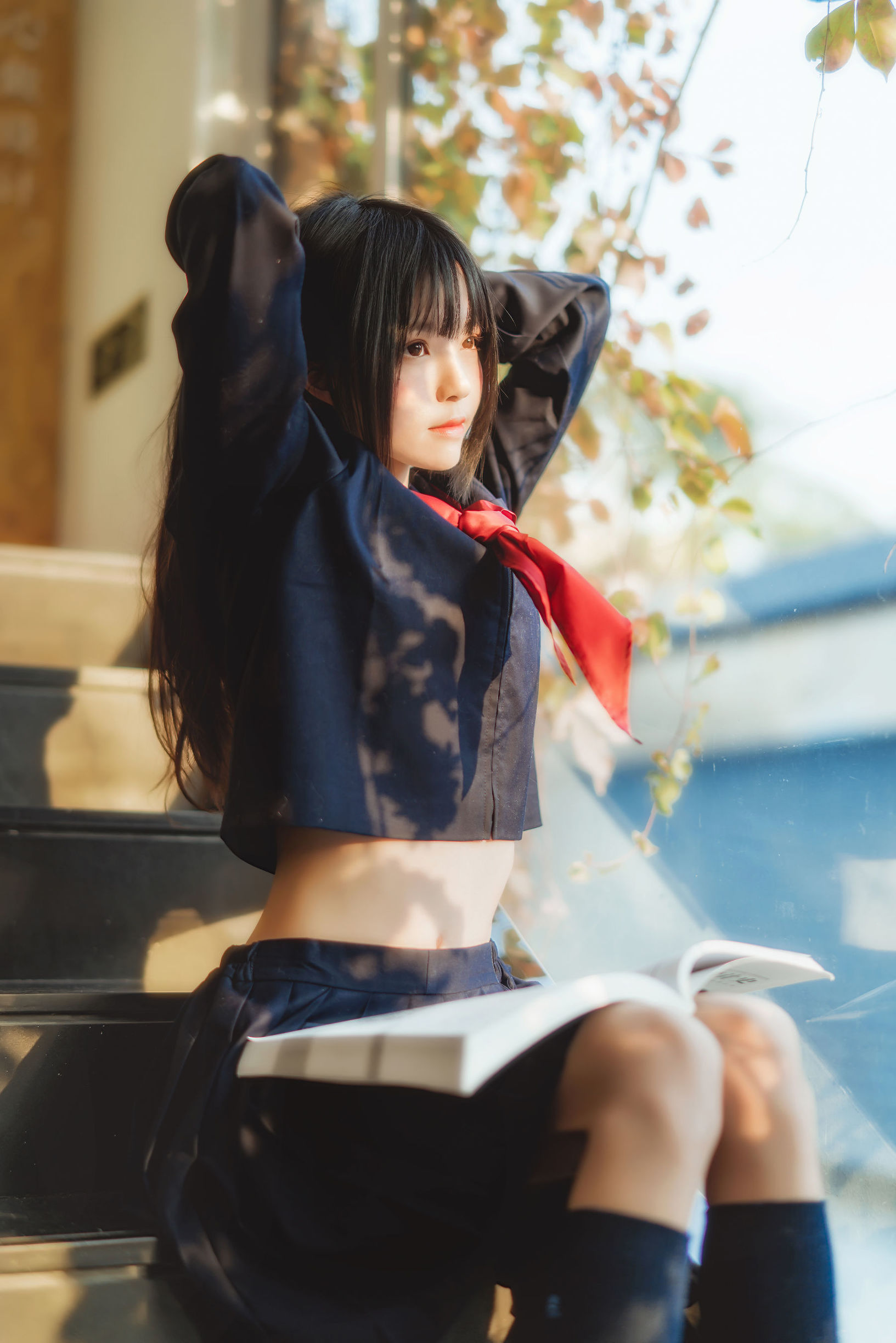 櫻桃喵《(小少女)黑色水手服》
