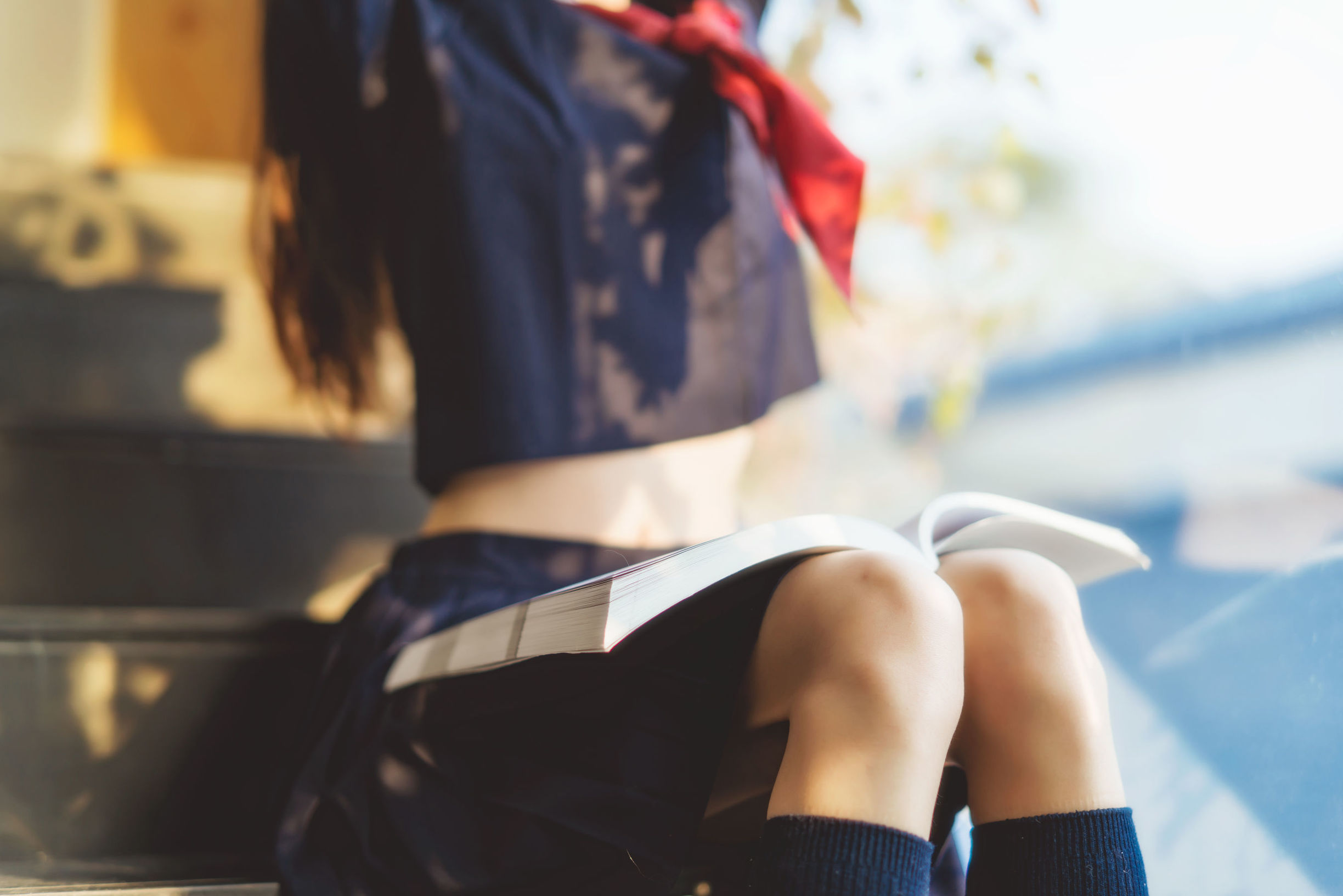 櫻桃喵《(小少女)黑色水手服》