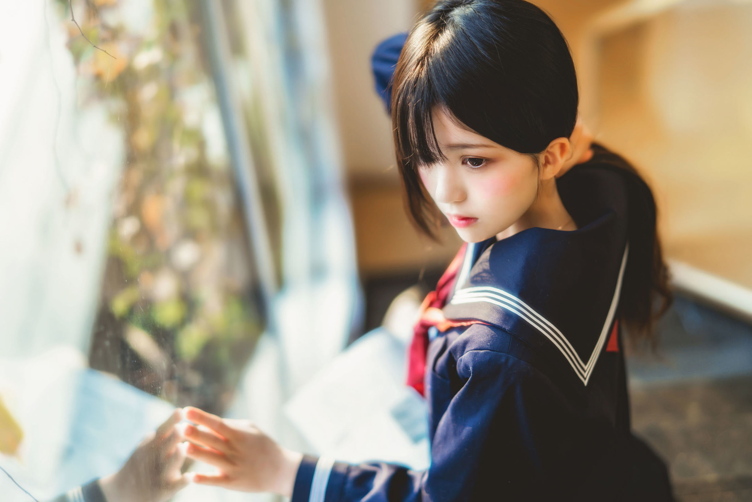 櫻桃喵《(小少女)黑色水手服》