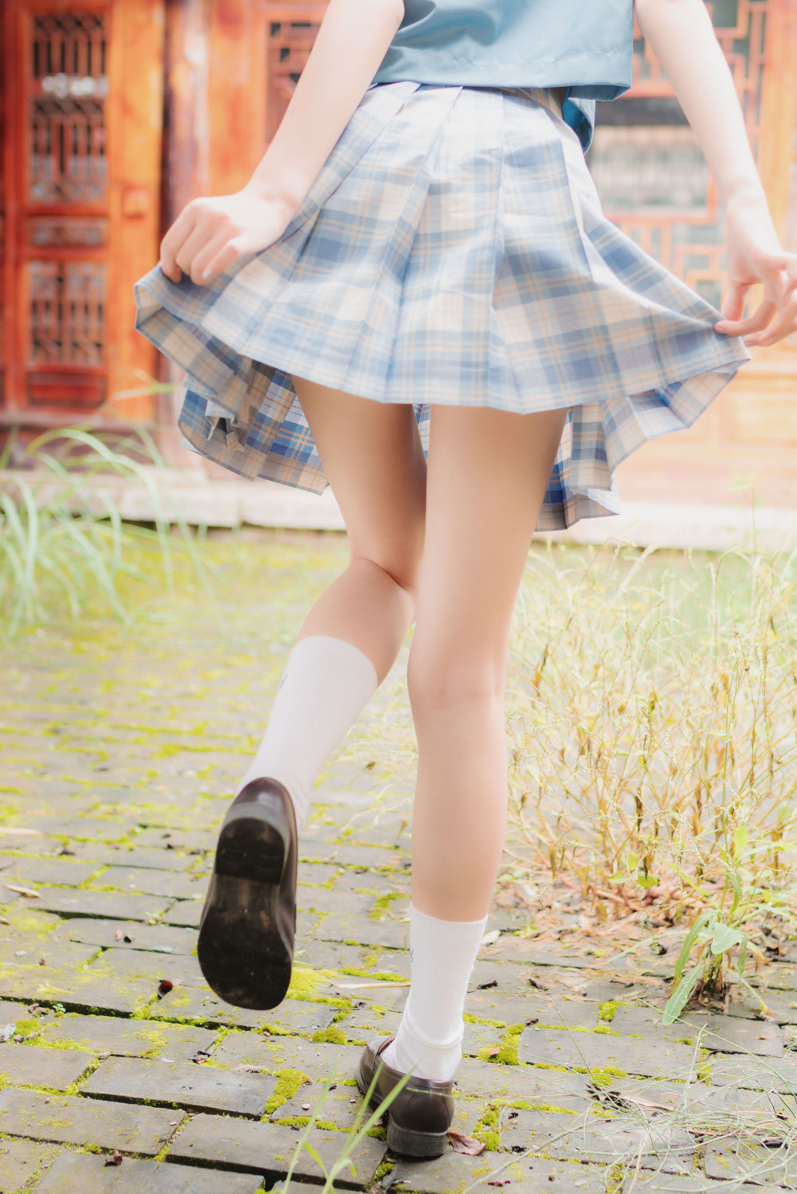 JK cosplay 清纯妹子西瓜 丽江 JK户外 Gallery