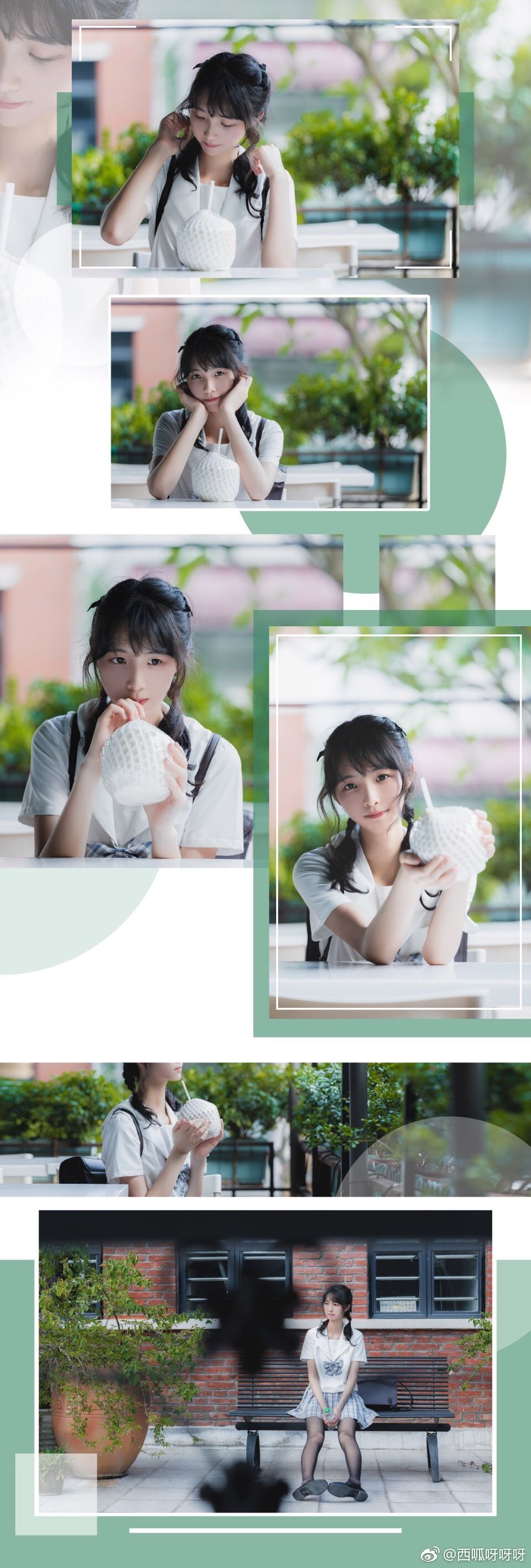 清純妹子西瓜 制服