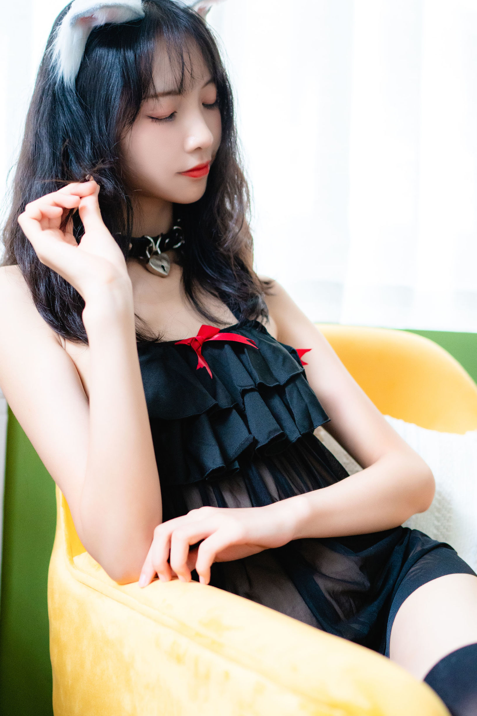 清纯妹子西瓜 猫尾私房