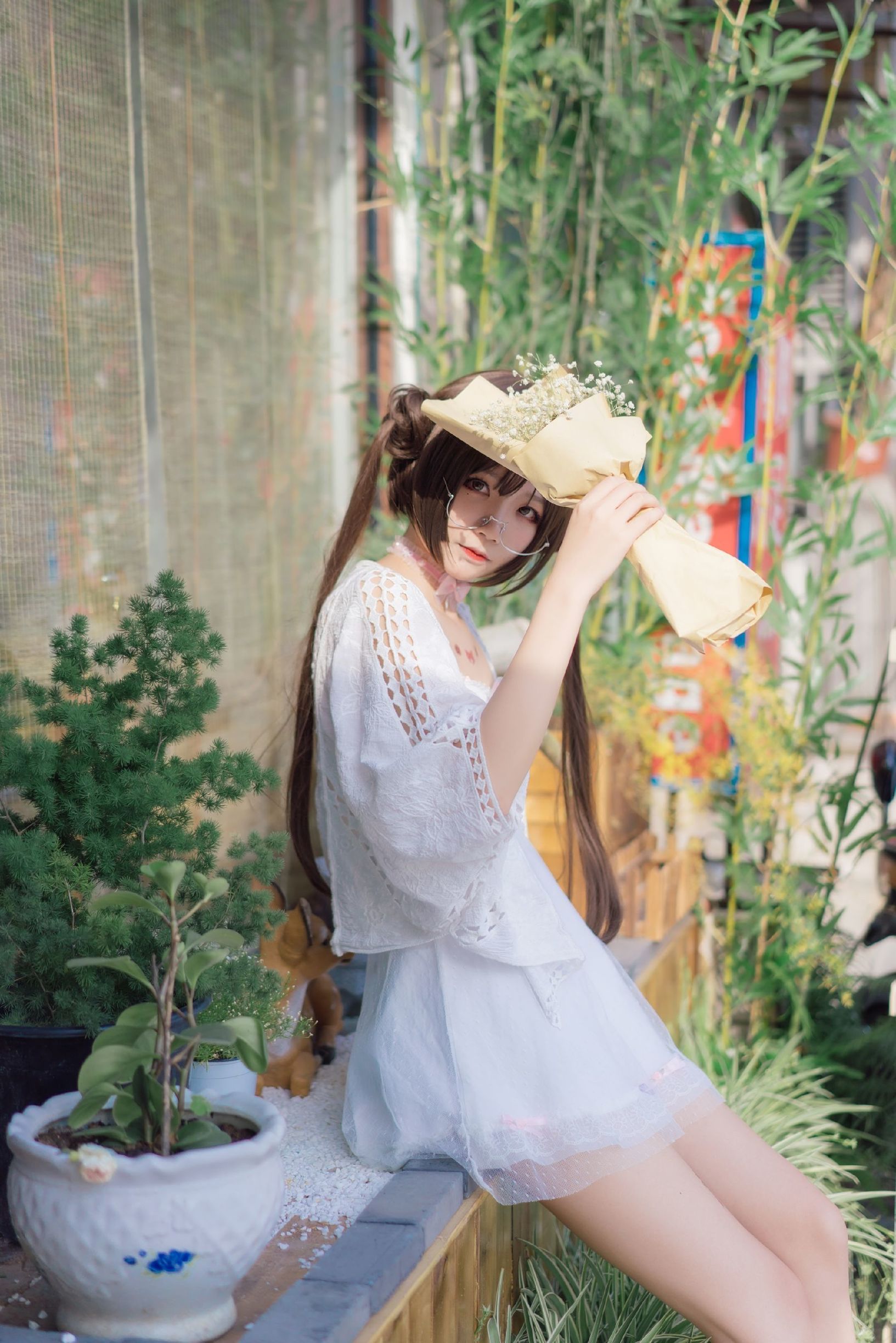 清純少女五更百鬼 日常 雙馬尾