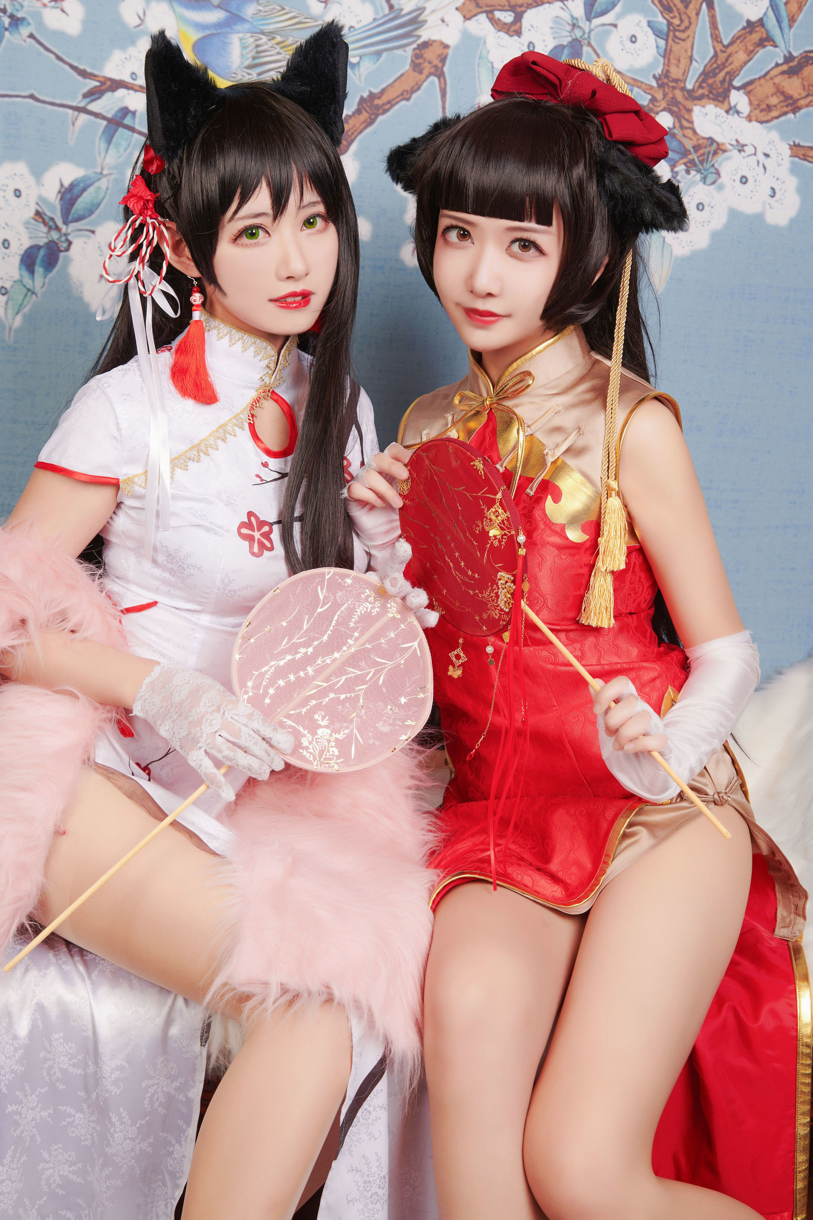 Yuan Saxi Meow Meow Meow &Meiyi Zhumo Dog Mastiff Qipao
