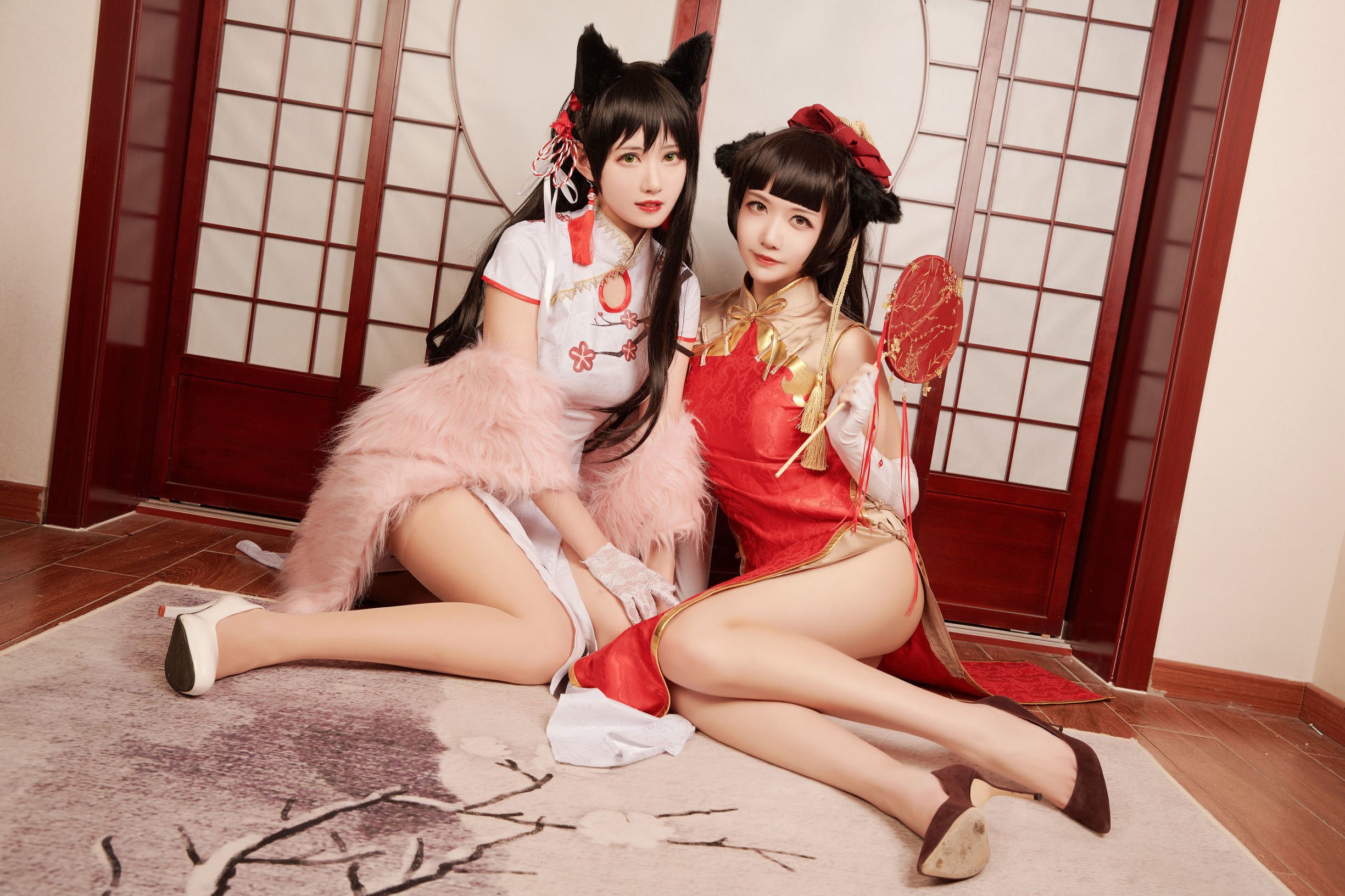 Yuan Saxi Meow Meow Meow &Meiyi Zhumo Dog Mastiff Qipao