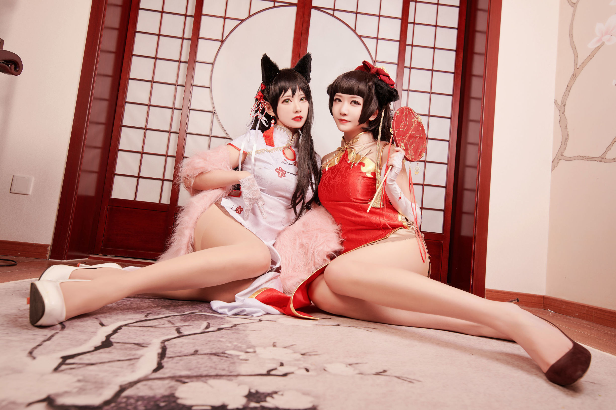 Yuan Saxi Meow Meow Meow &Meiyi Zhumo Dog Mastiff Qipao