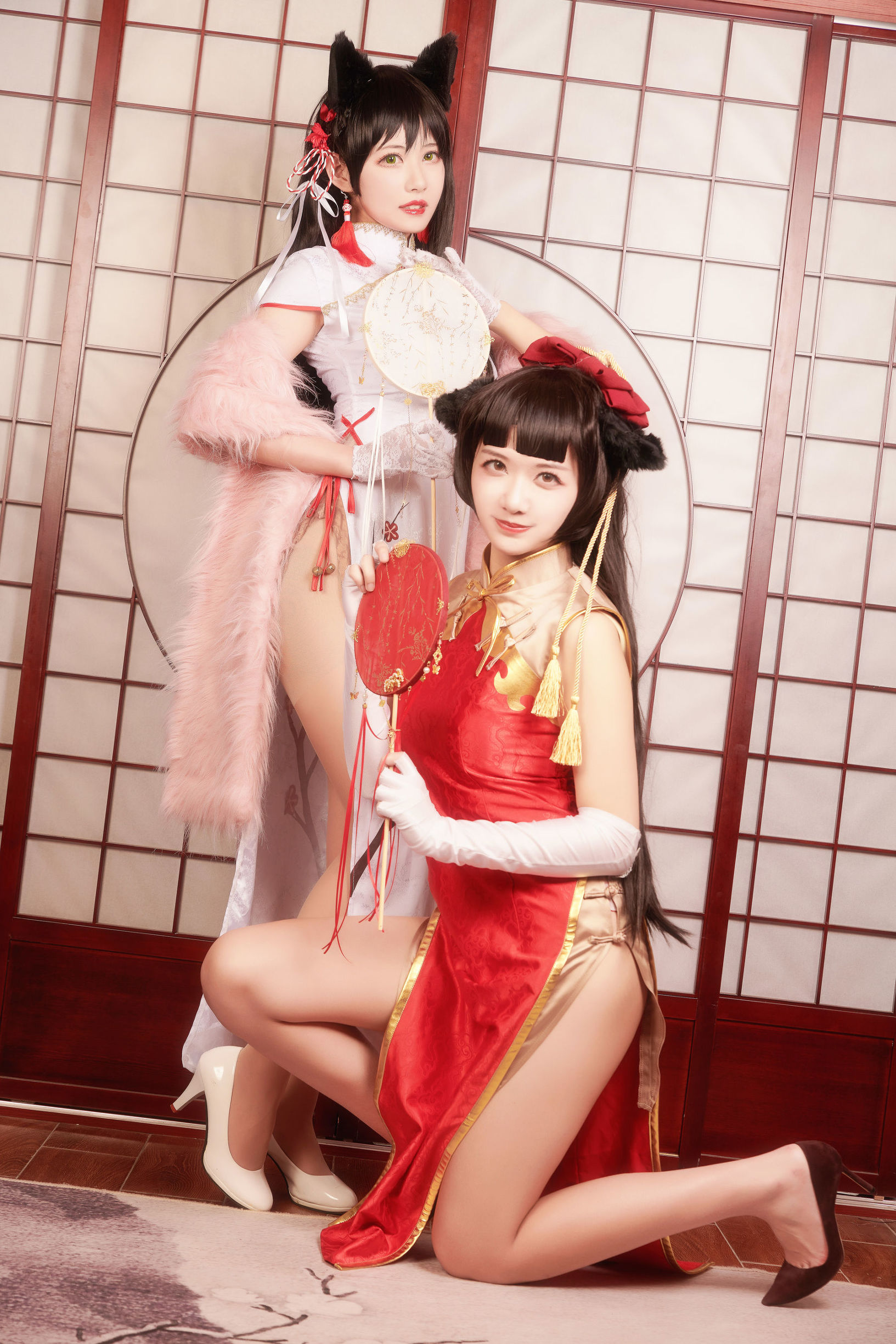 Yuan Saxi Meow Meow Meow &Meiyi Zhumo Dog Mastiff Qipao