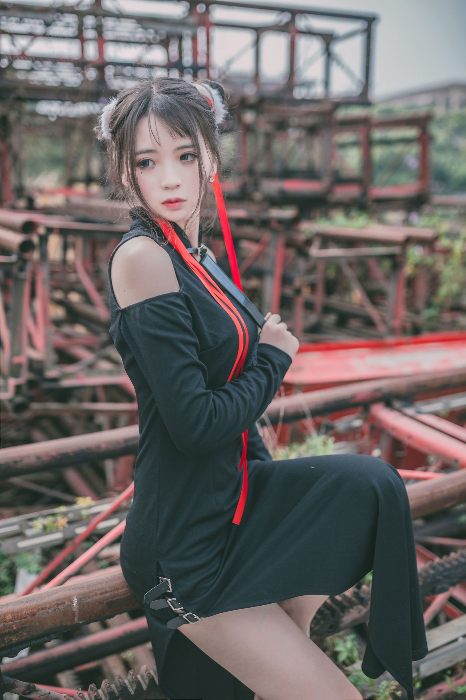 Crazy Cat ss Cosplay Qipao Tuyệt Vời
