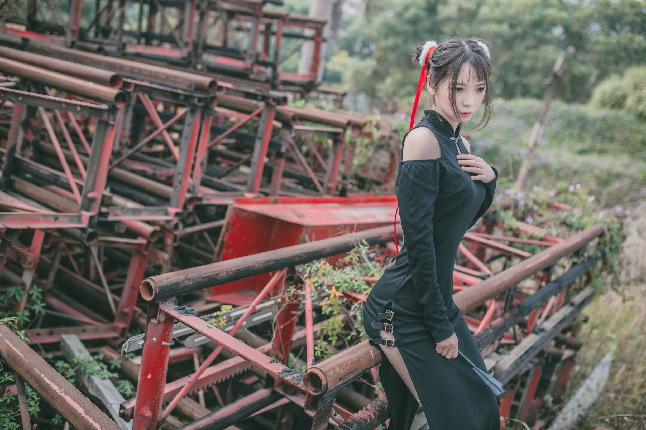Crazy Cat ss Cosplay Qipao Tuyệt Vời