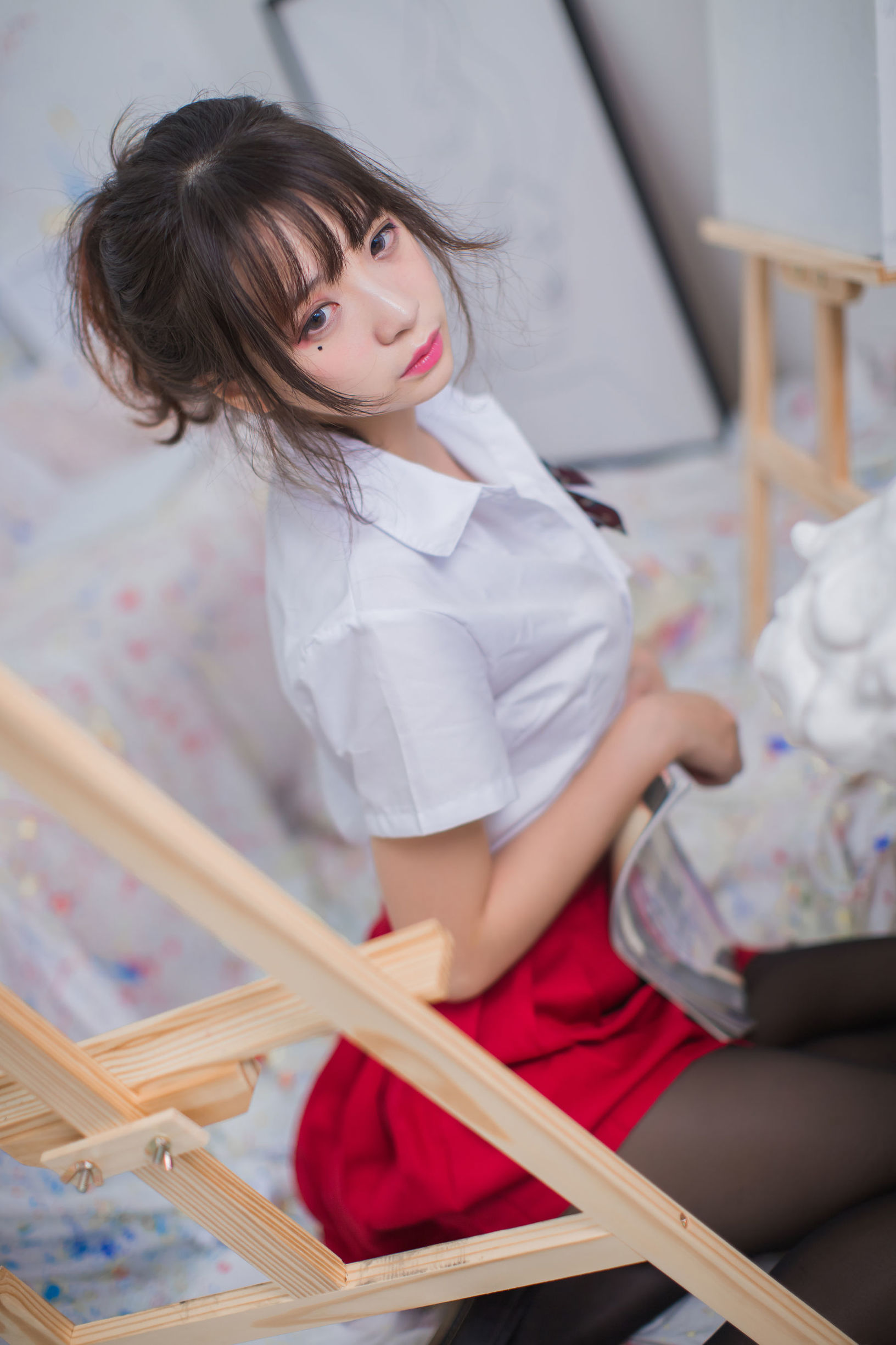 瘋貓ss 畫室JK少女