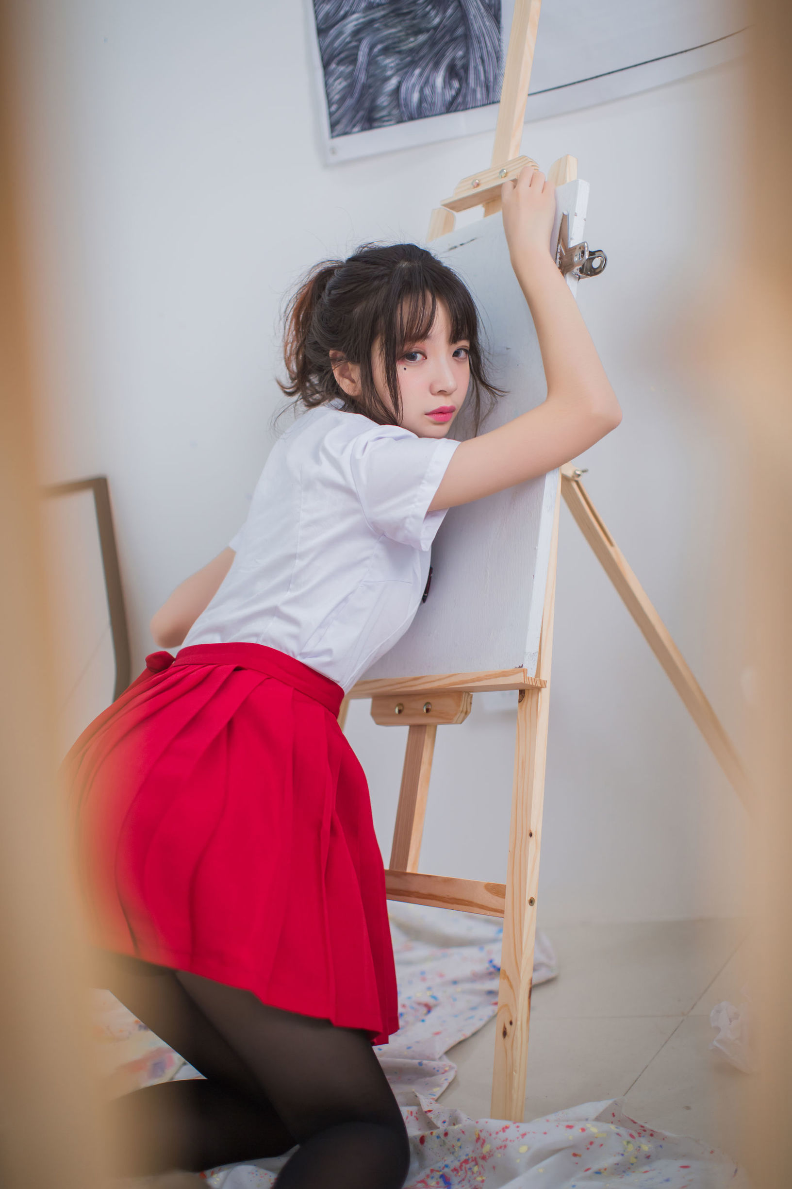瘋貓ss 畫室JK少女