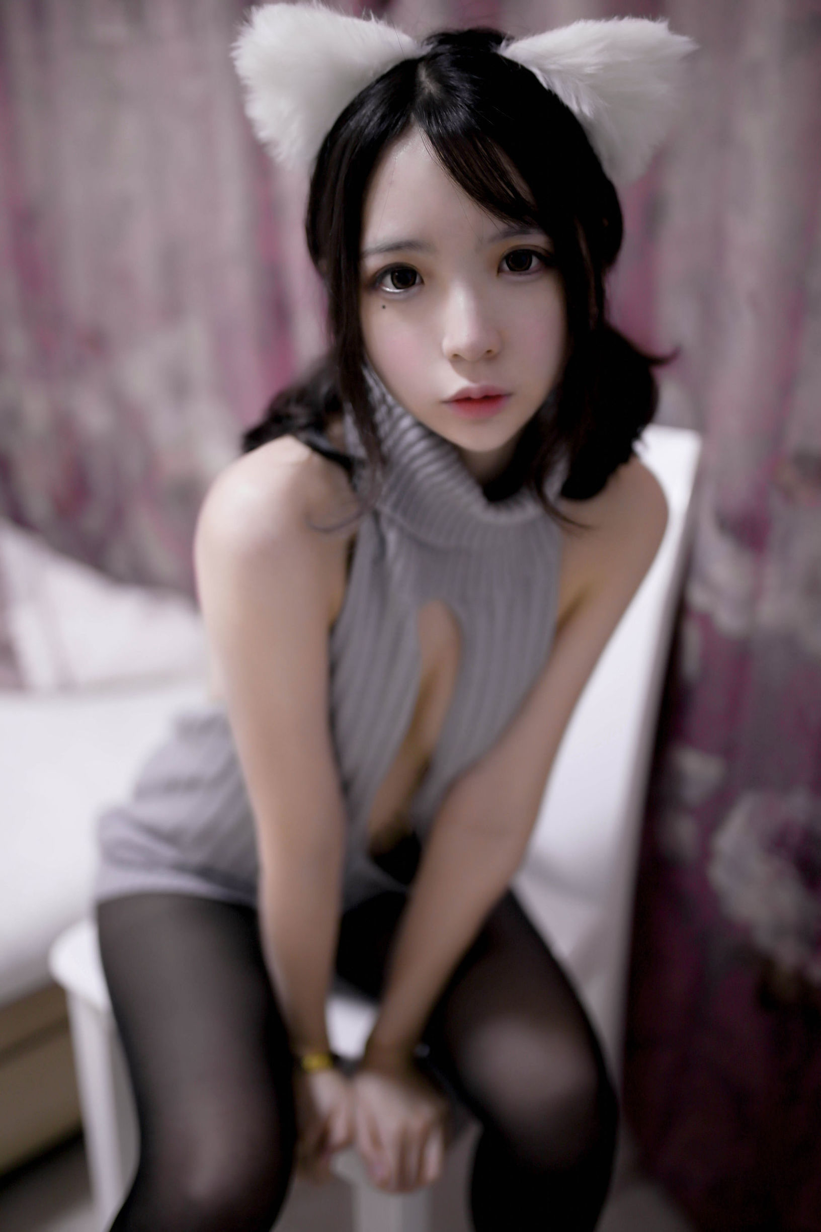 瘋貓ss 露背毛衣