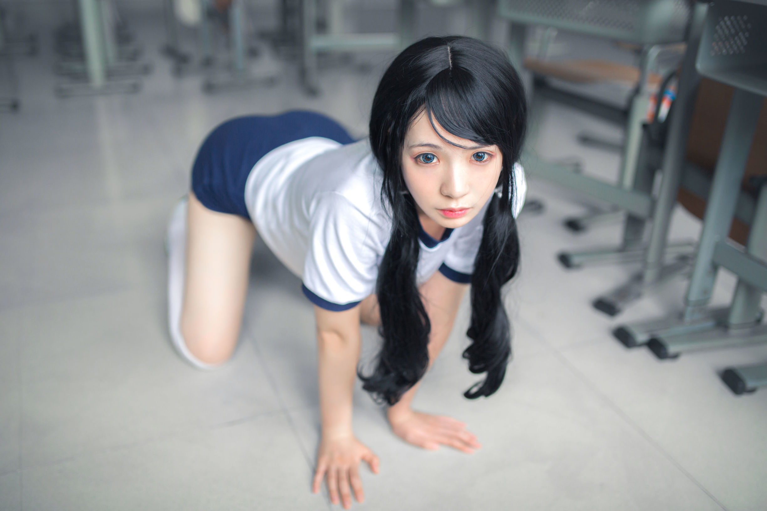 Feng Mao ss "Gymnastics Uniform White Silk