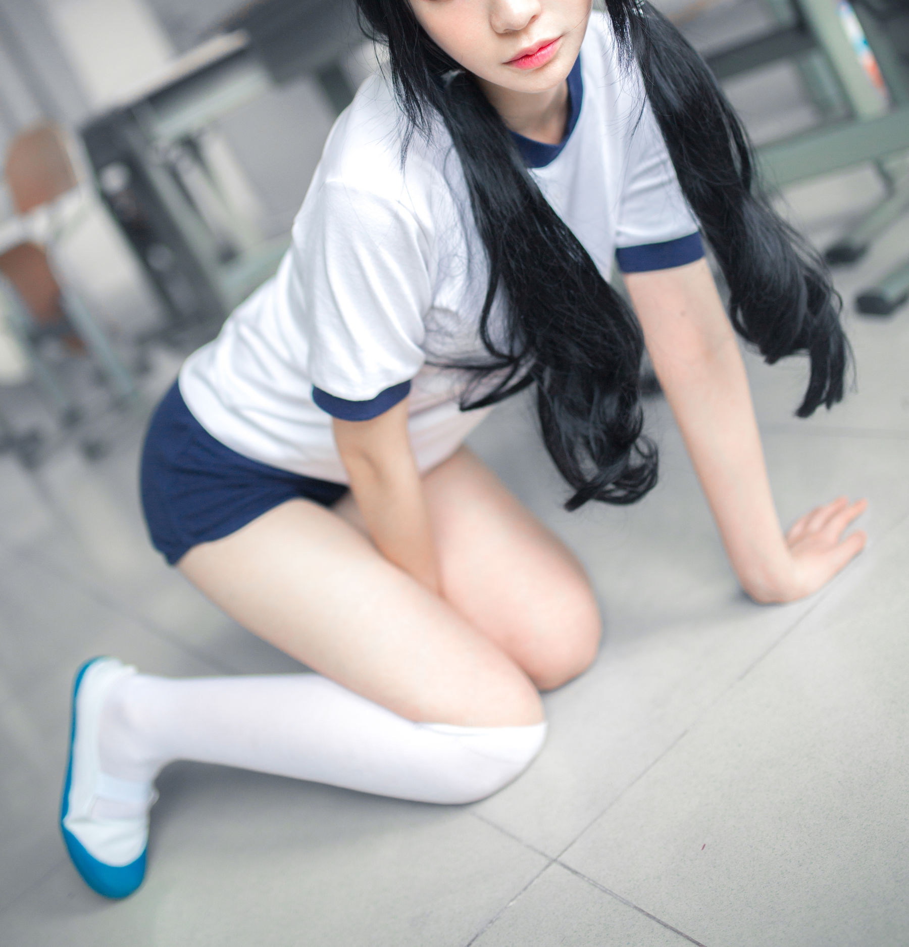 Feng Mao ss "Gymnastics Uniform White Silk