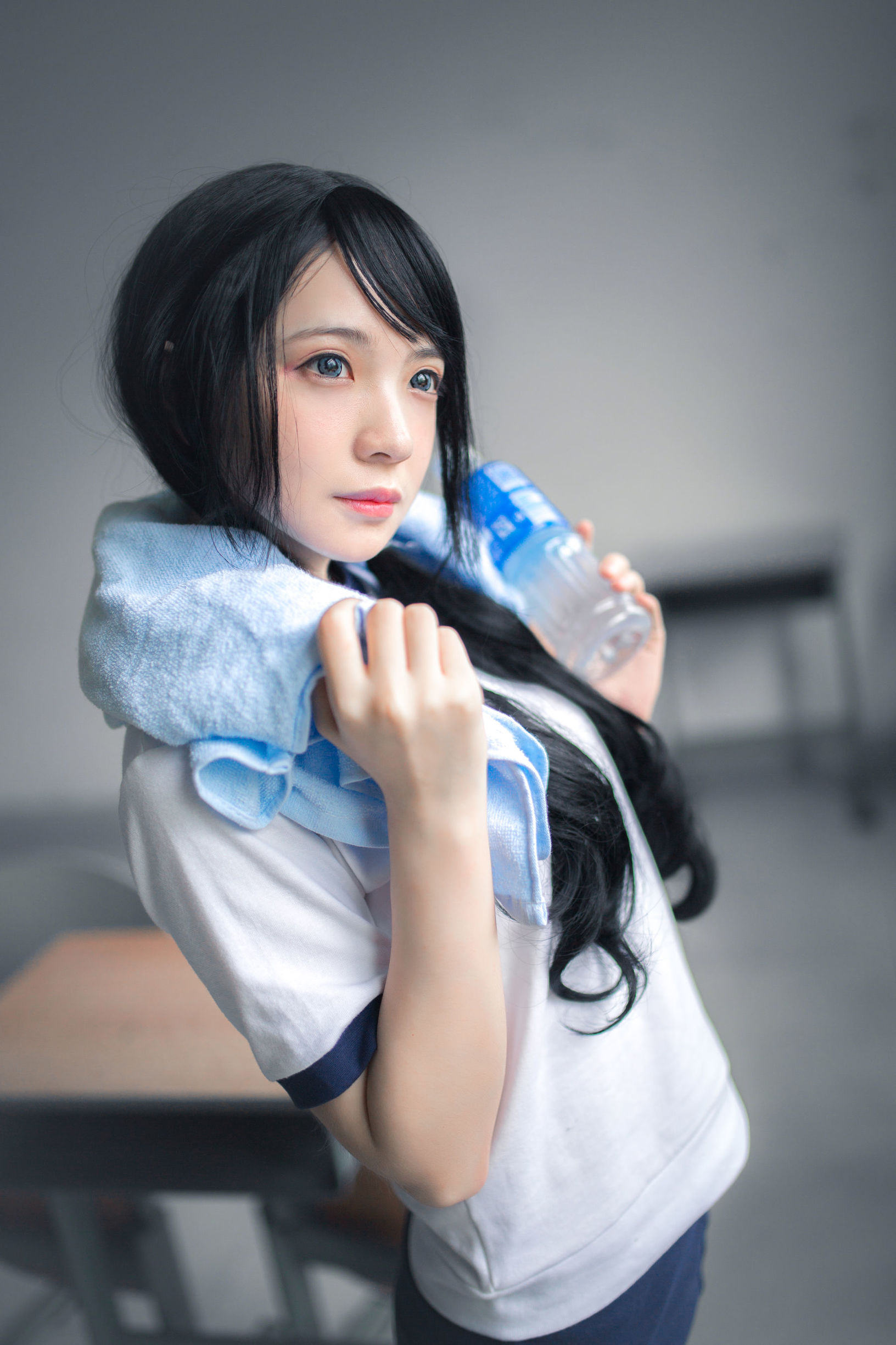 Feng Mao ss "Gymnastics Uniform White Silk