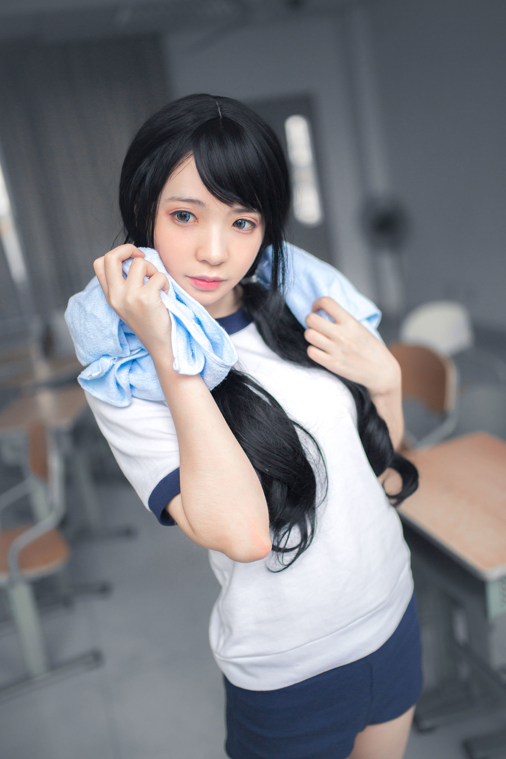 Feng Mao ss "Gymnastics Uniform White Silk