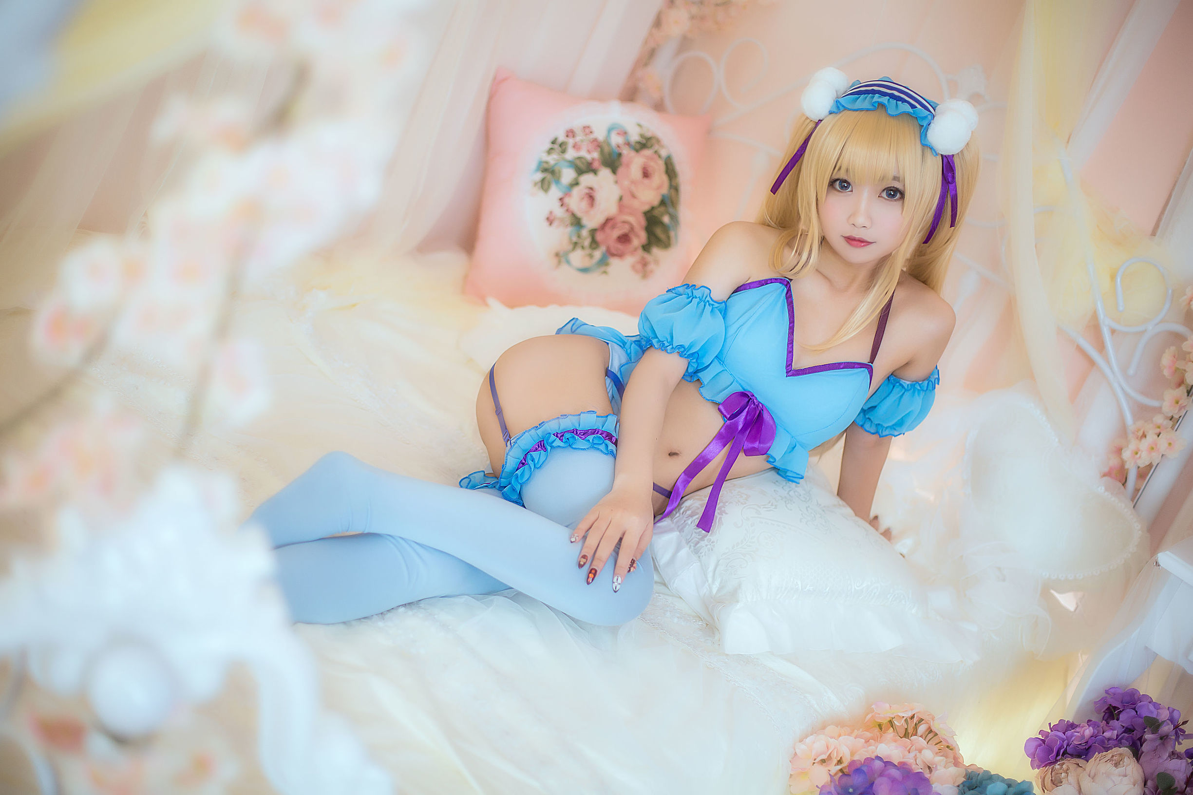 白くて柔らかい美少女 鬼畜ヤオの パジャマ