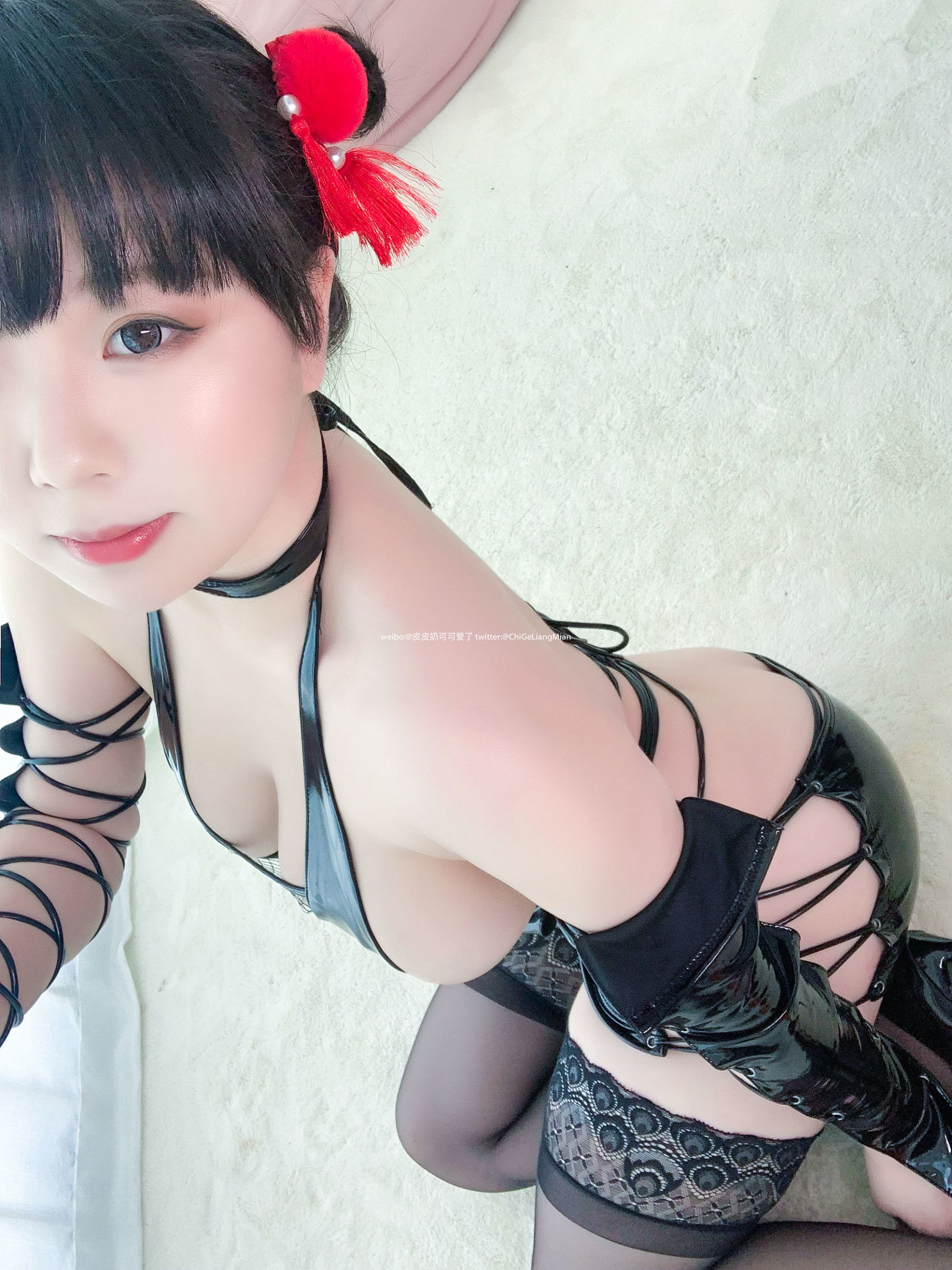 Pipi Nai thật đáng yêu! Áo da ninja.