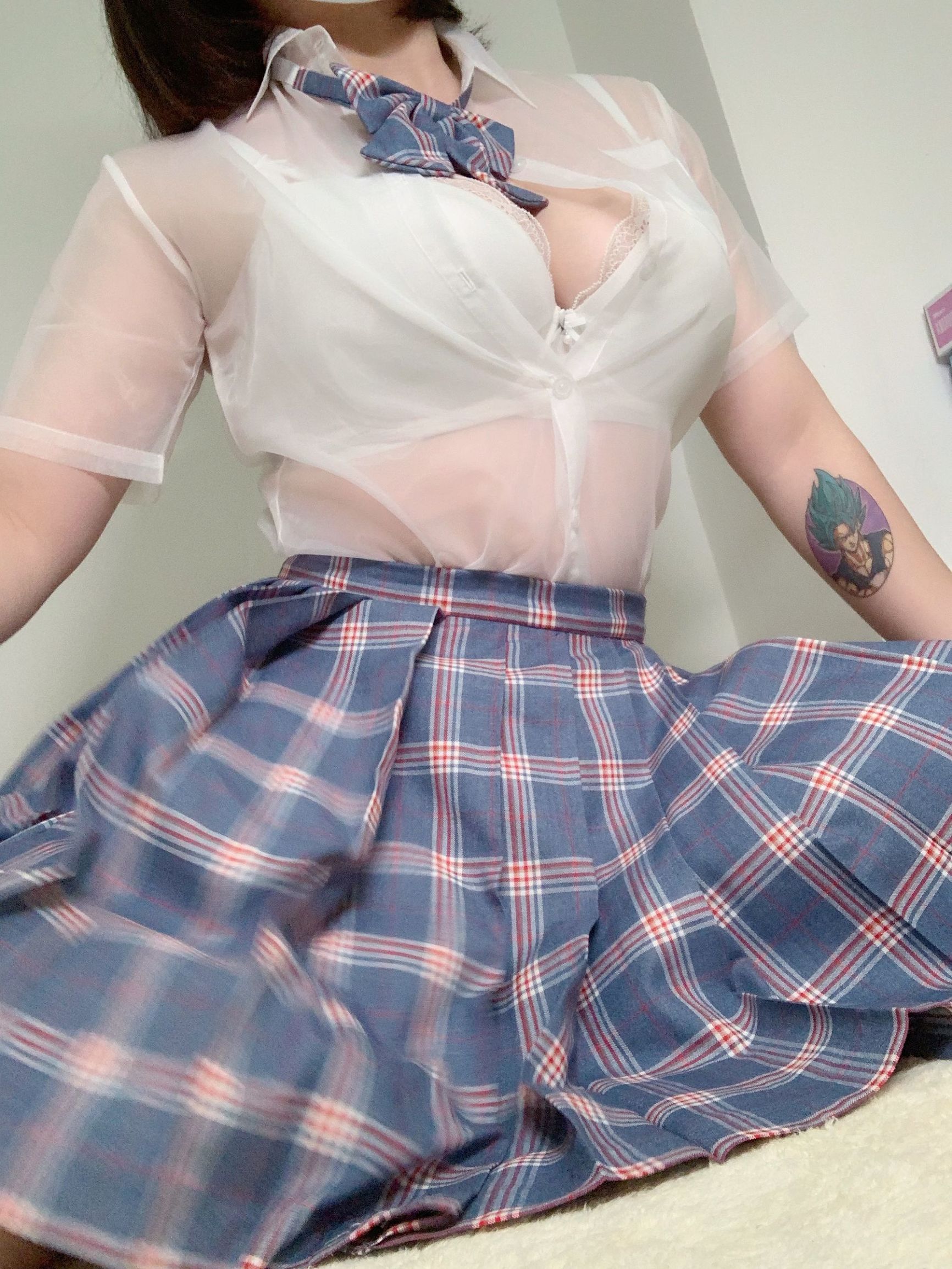 皮皮奶可可愛了啦 JK透明制服