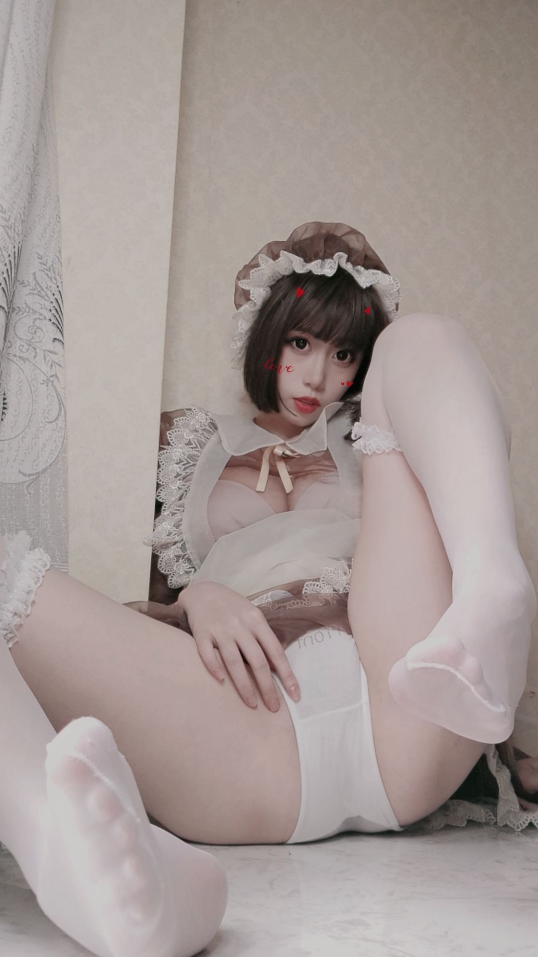 멩메이네시짱 nice 메이드 셀카