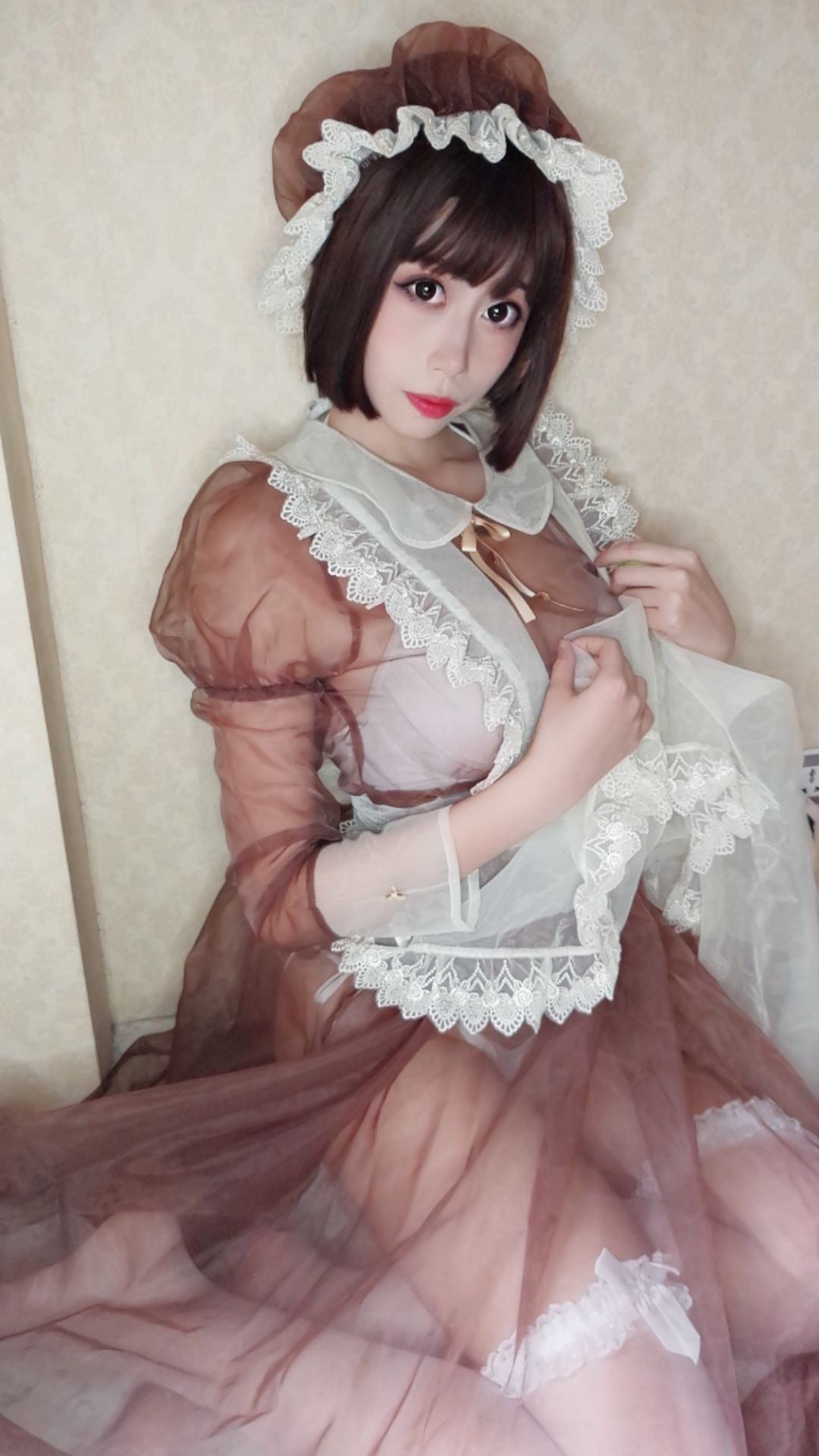 萌妹奈汐ちゃん nice メイド自撮り