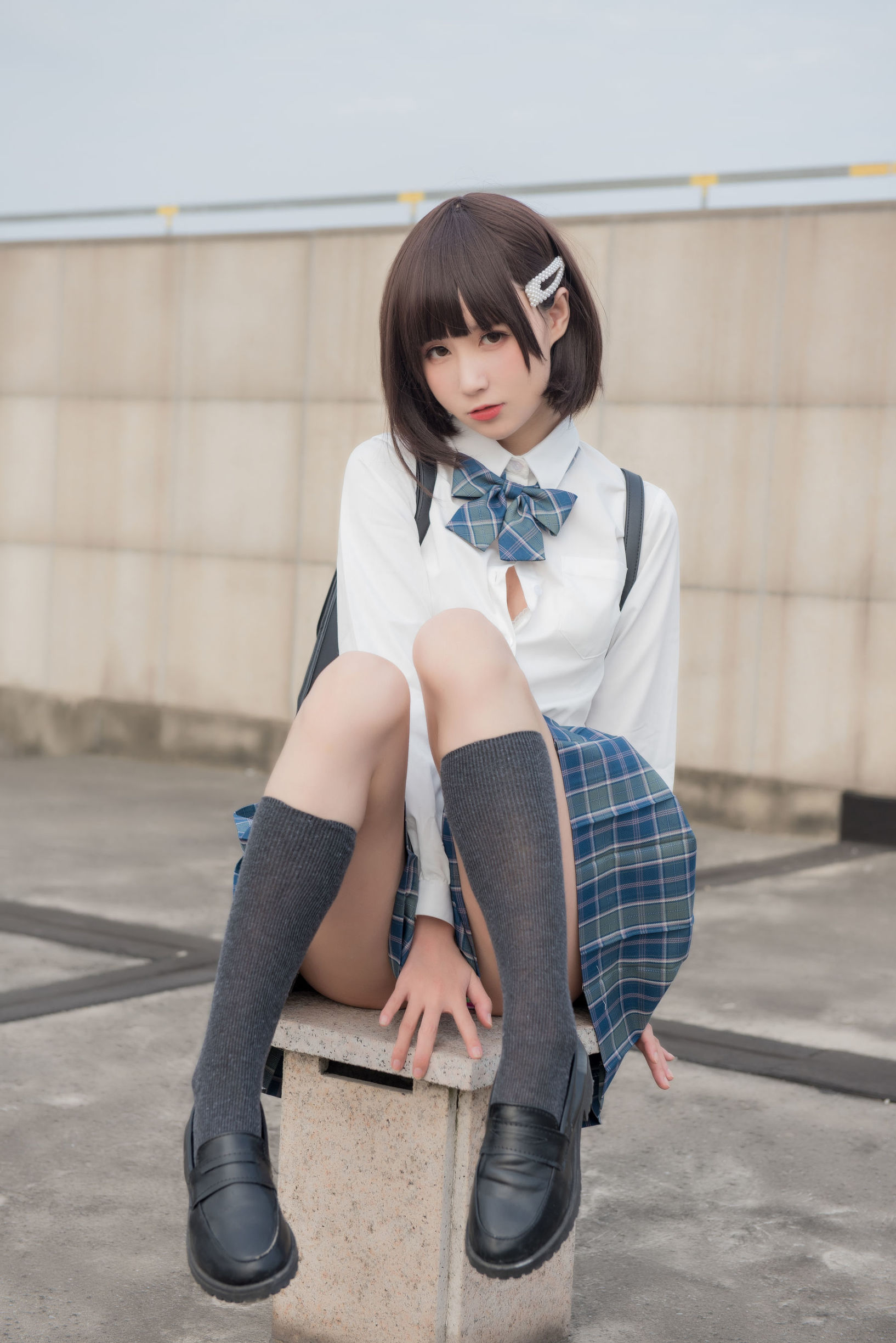 萌妹子南鴿 少女裙底