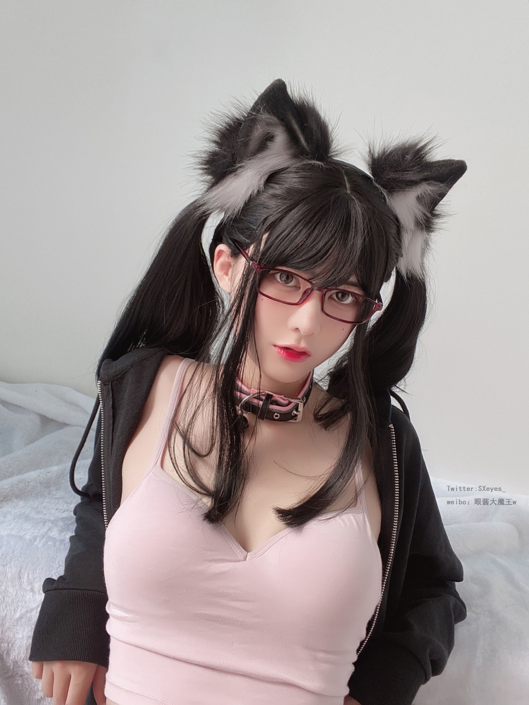 萌妹子眼醬大魔王w 黑狐