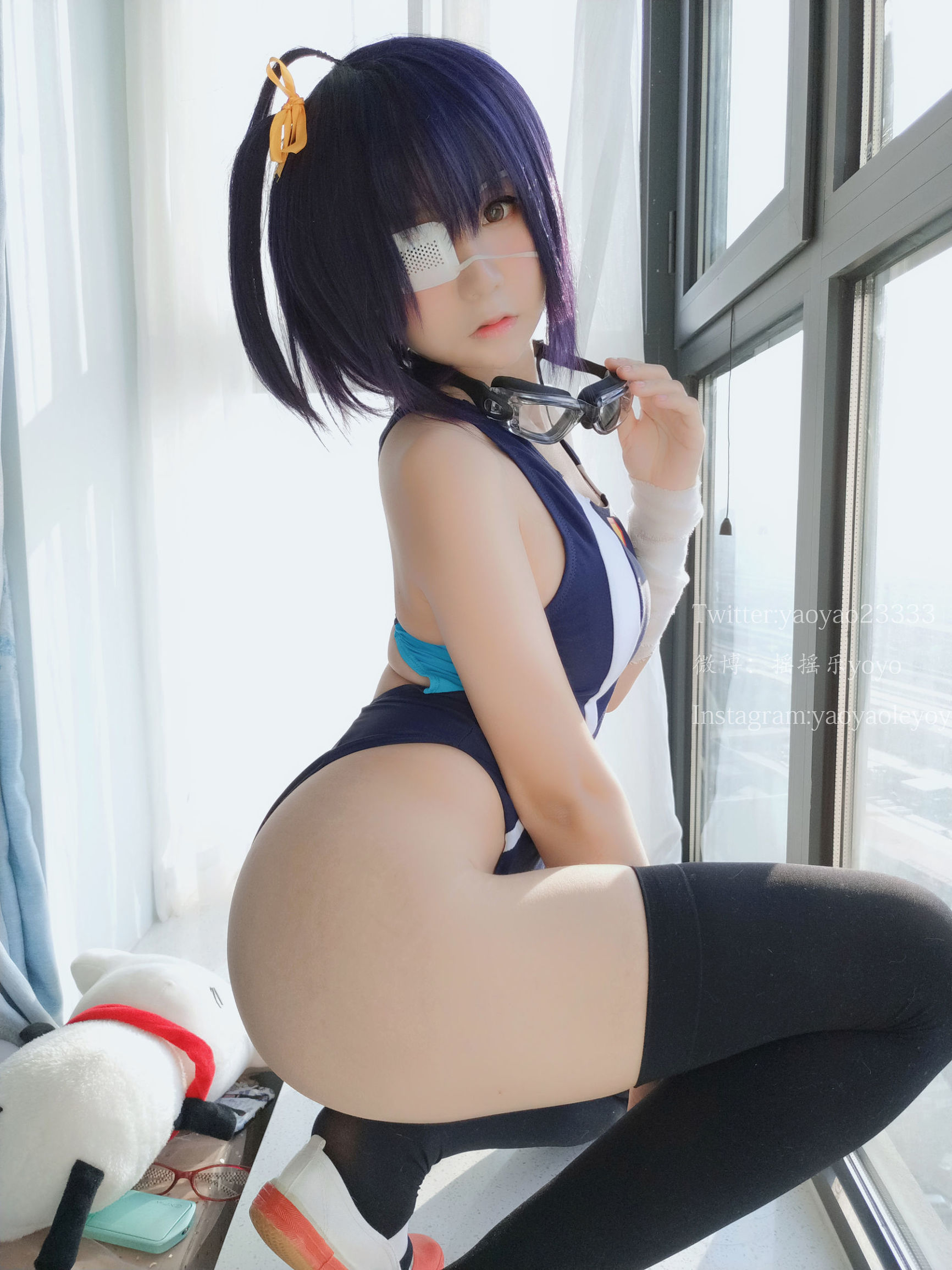 萌え妹子コスプレイヤーヤオヤオレヨーヨー六花