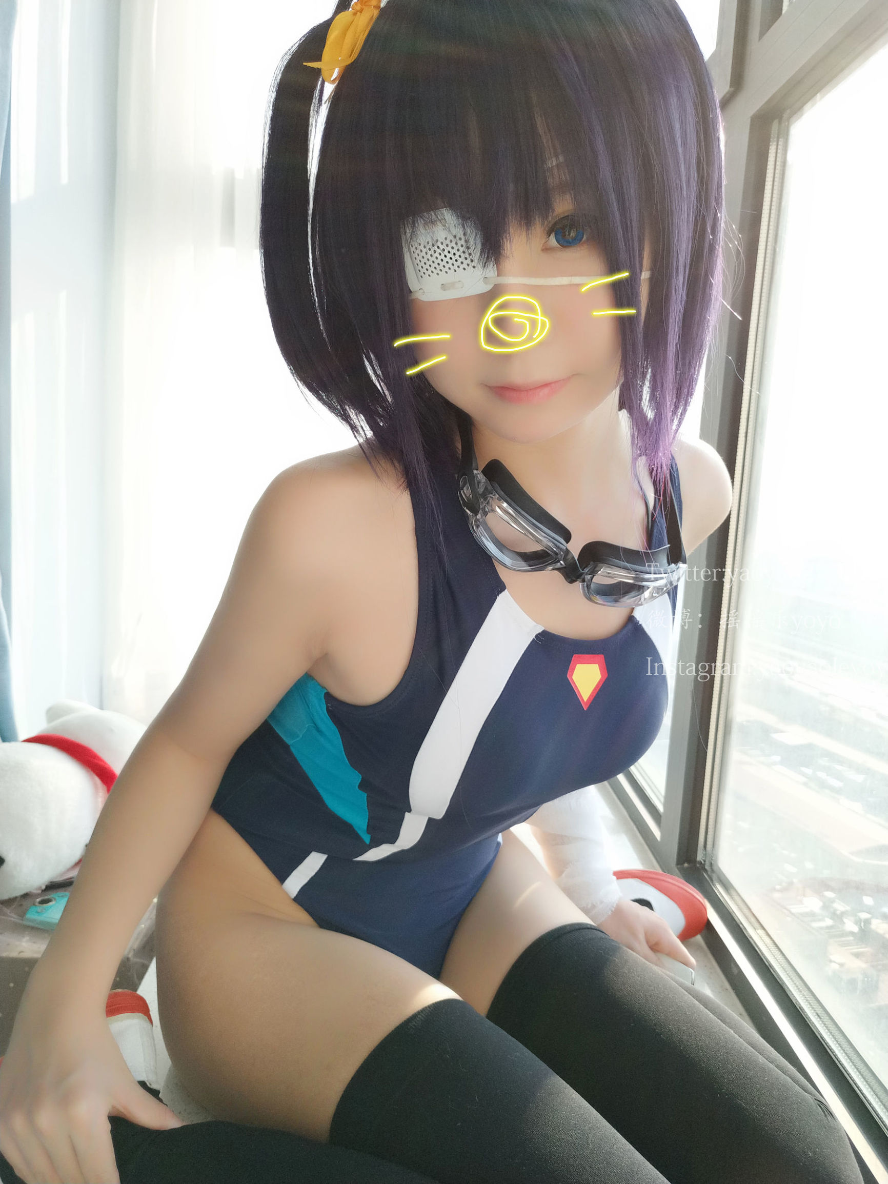 萌え妹子コスプレイヤーヤオヤオレヨーヨー六花