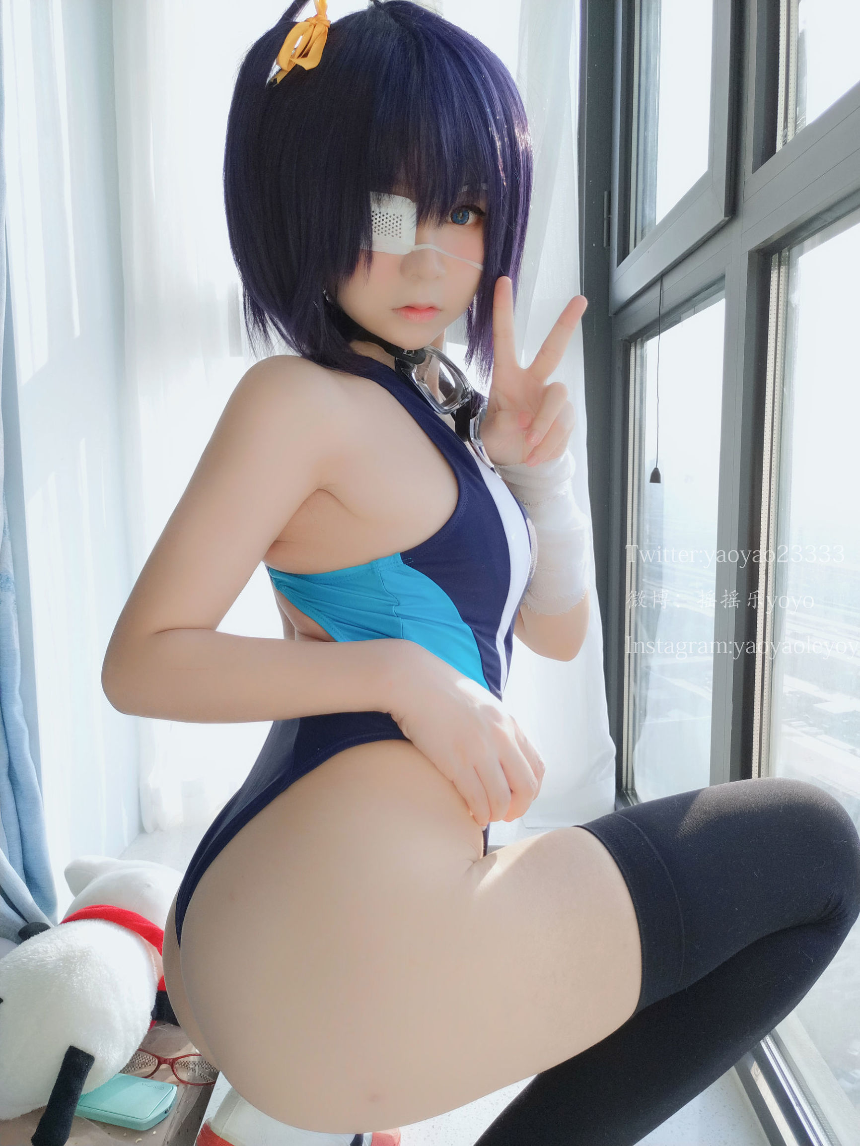 萌え妹子コスプレイヤーヤオヤオレヨーヨー六花