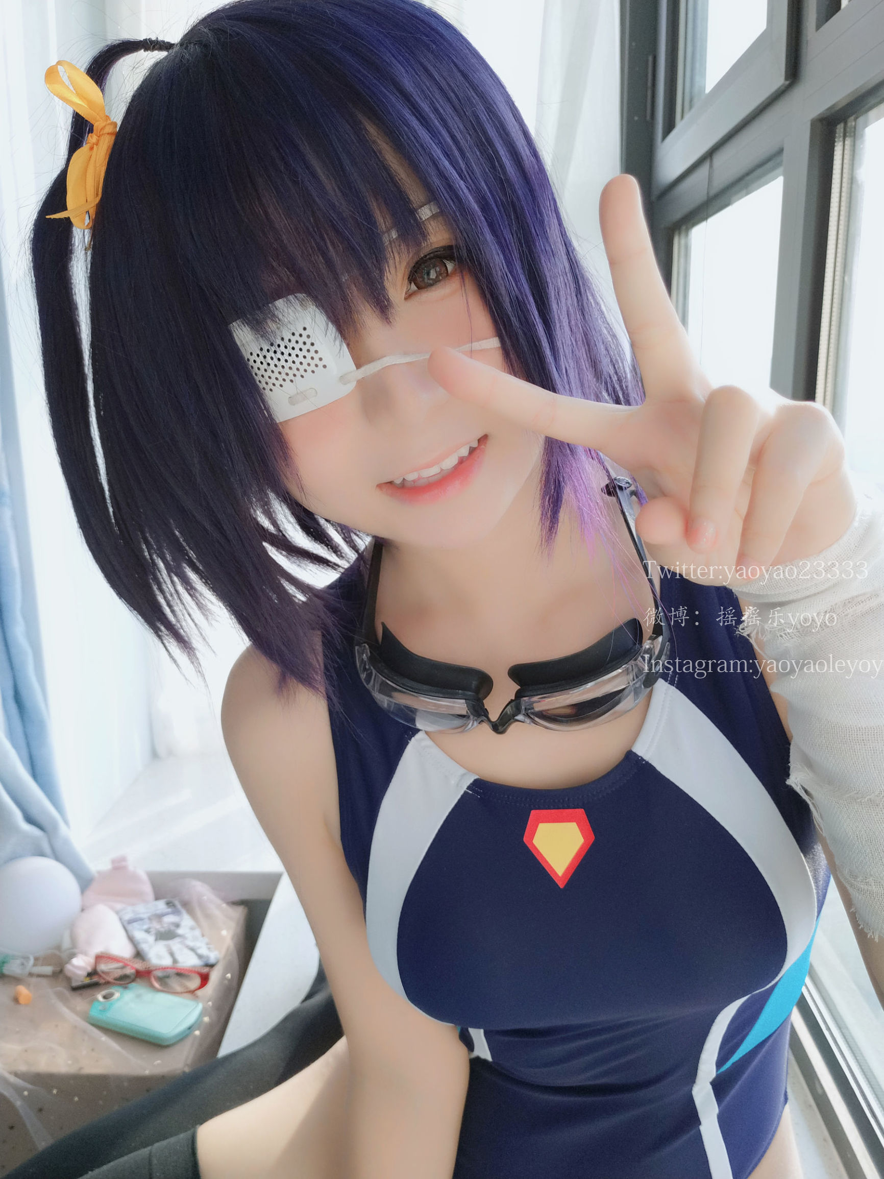 萌え妹子コスプレイヤーヤオヤオレヨーヨー六花